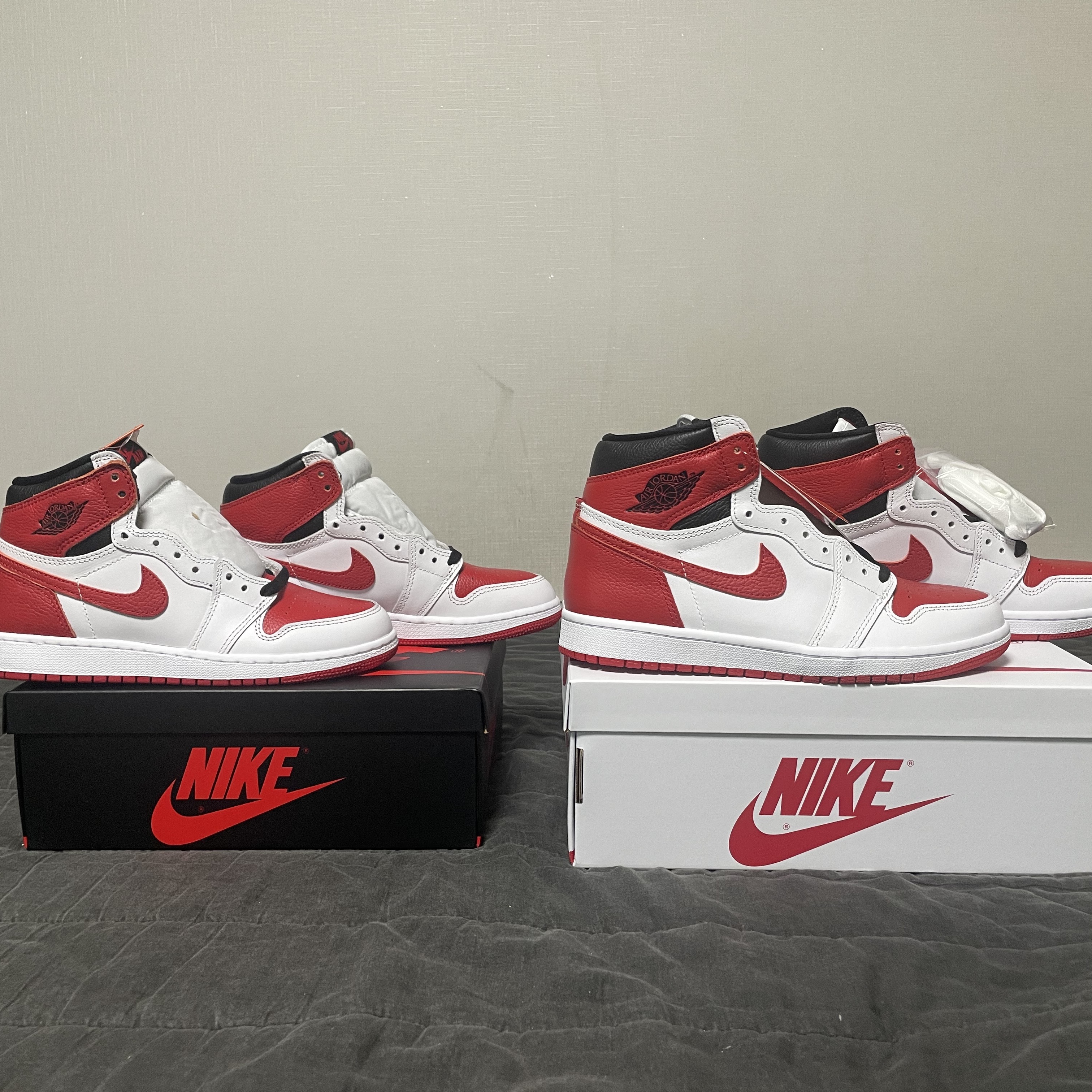 Jordan 1 Retro High OG Heritage, (GS) Jordan 1 Retro High OG Heritage 착용 스타일 - 1