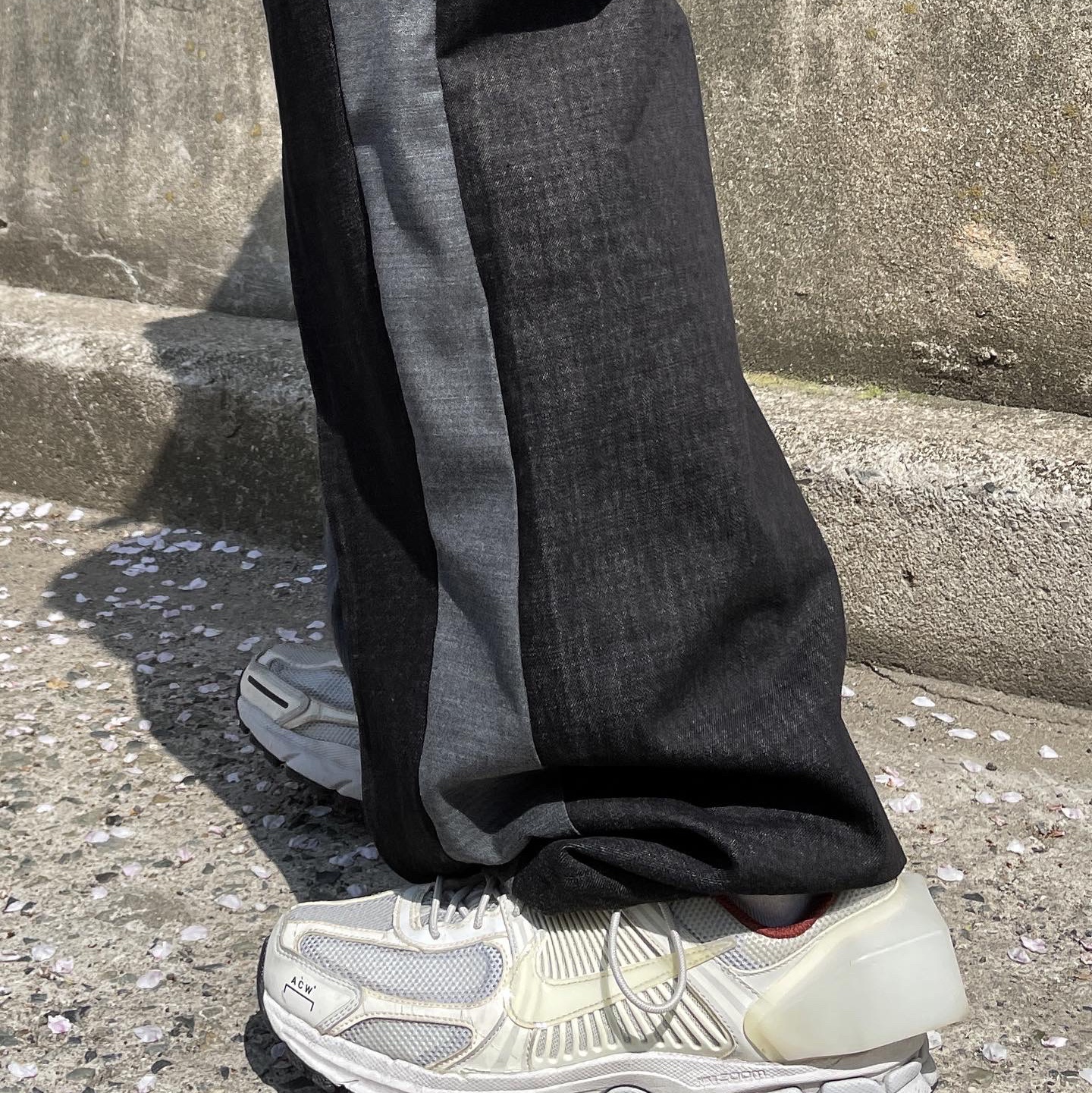 Nike x A-Cold-Wall Zoom Vomero 5 Sail 착용 스타일 - 1
