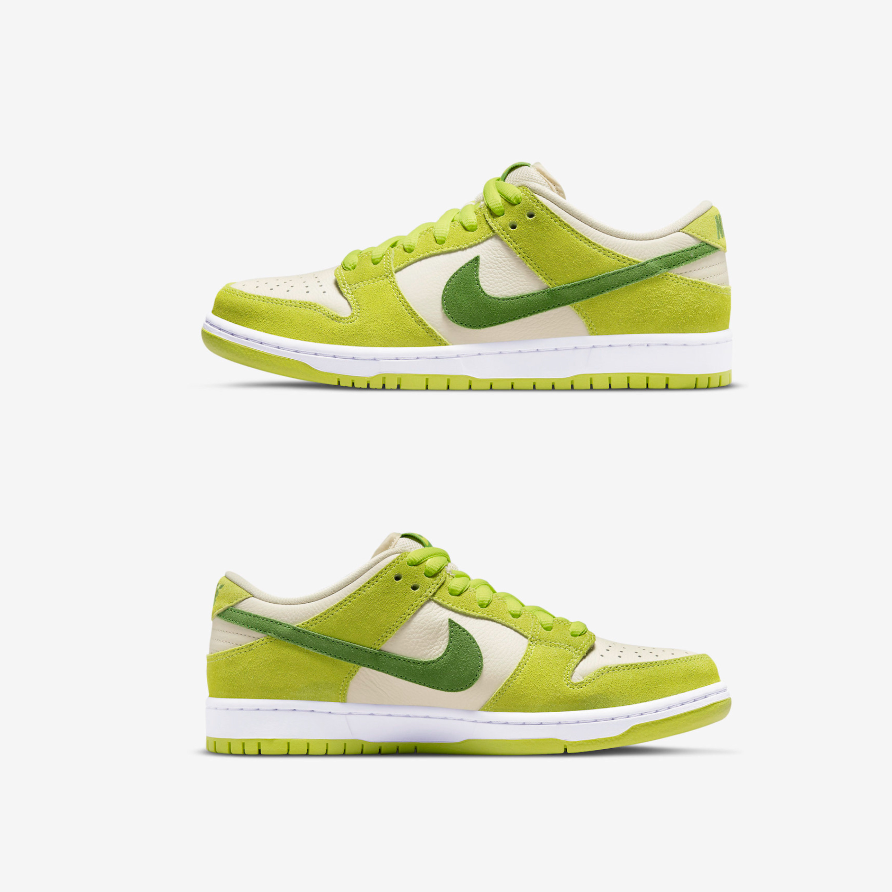 Nike SB Dunk Low Pro Sour Apple 착용 스타일 - 3