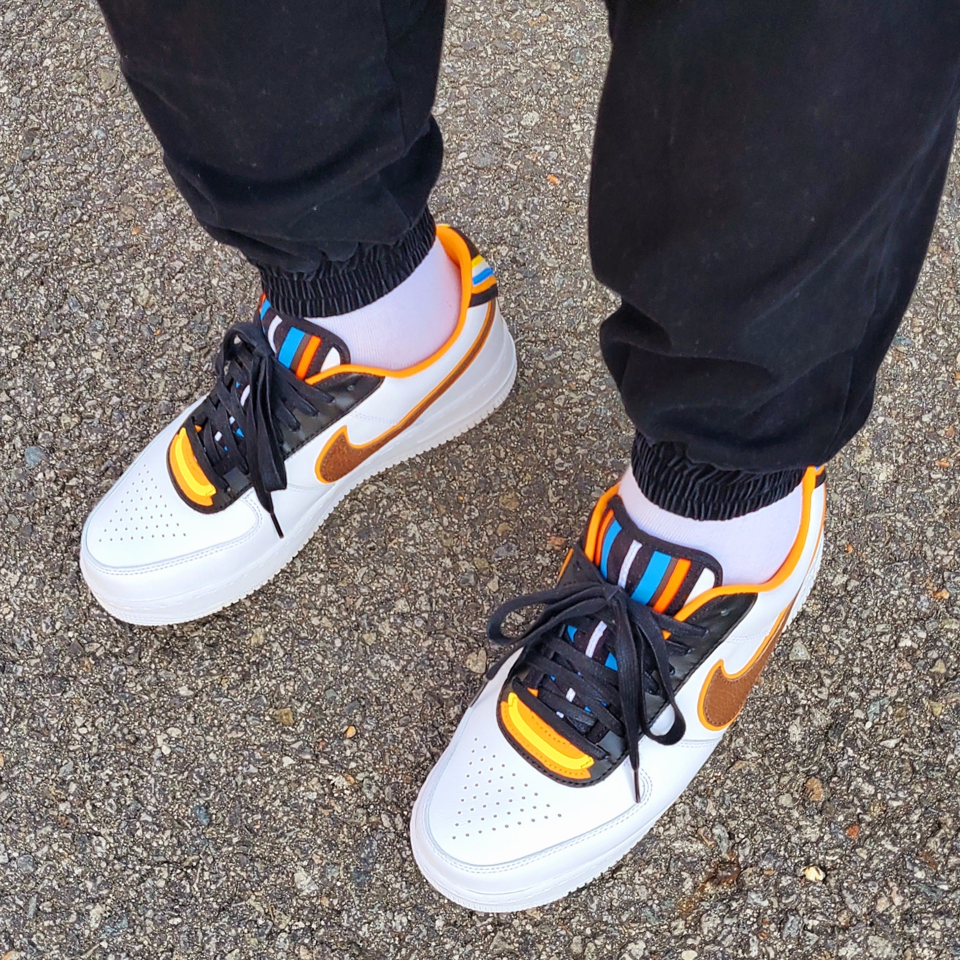 Nike x Riccardo Tisci Air Force 1 White 착용 스타일 - 2