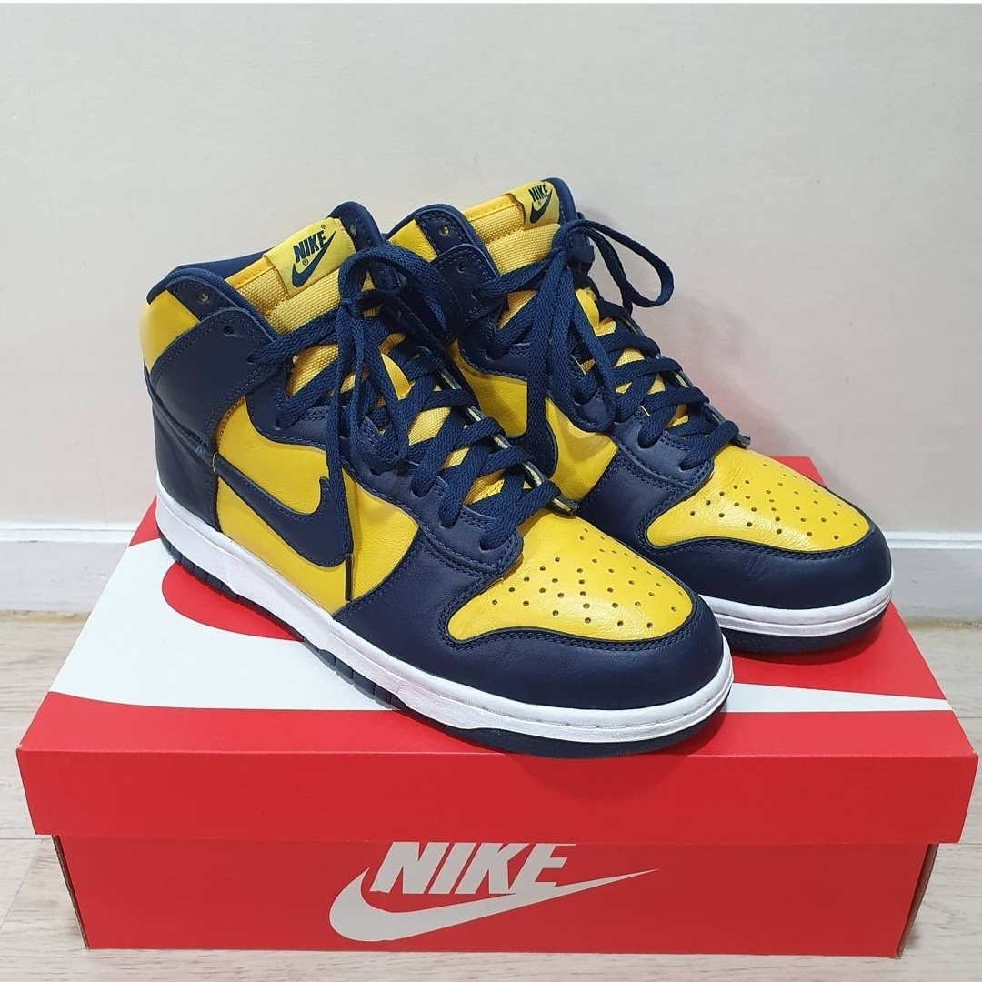 Nike Dunk High SP Maize & Blue 착용 스타일
