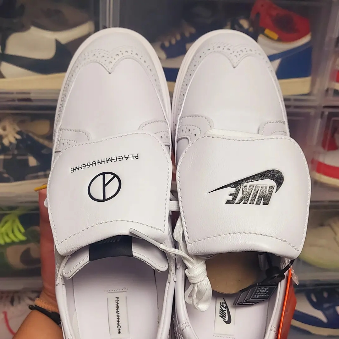 Nike x Peaceminusone Kwondo1 White 착용 스타일 - 5