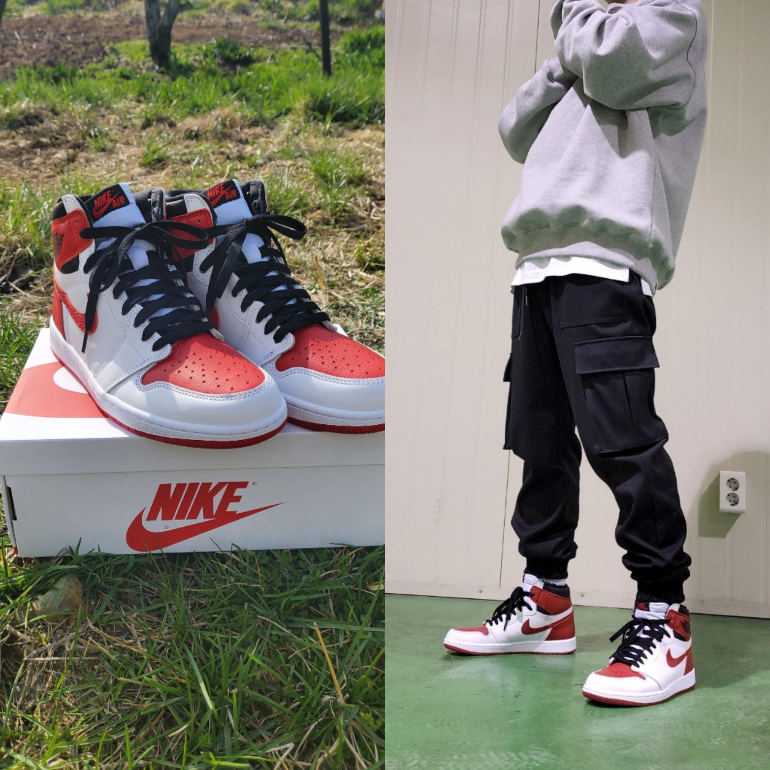 Jordan 1 Retro High OG Heritage 착용 스타일