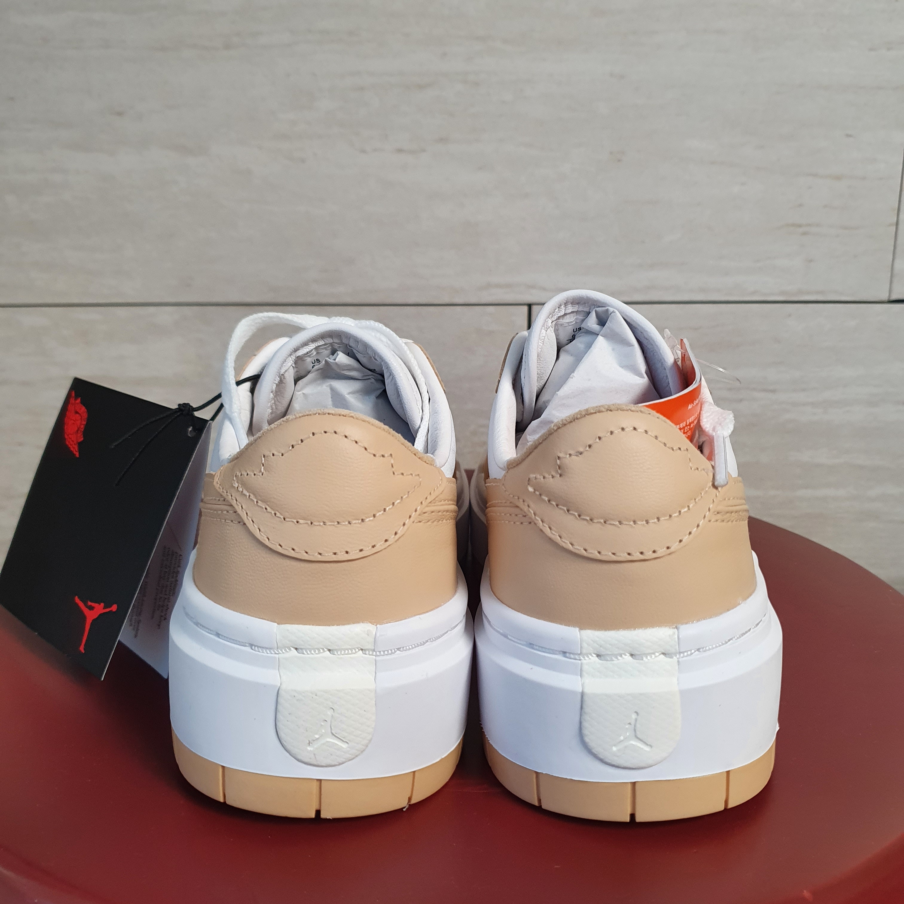 (W) Jordan 1 Elevate Low White Onyx 착용 스타일 - 2