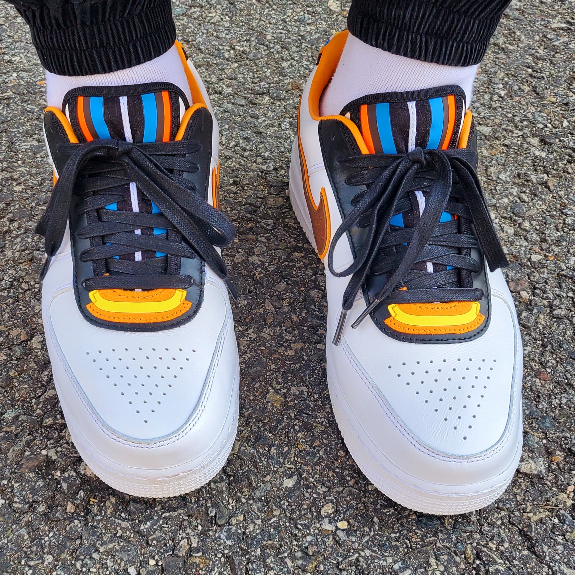 Nike x Riccardo Tisci Air Force 1 White 착용 스타일 - 3