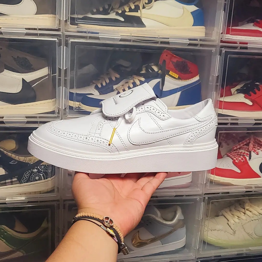 Nike x Peaceminusone Kwondo1 White 착용 스타일 - 2