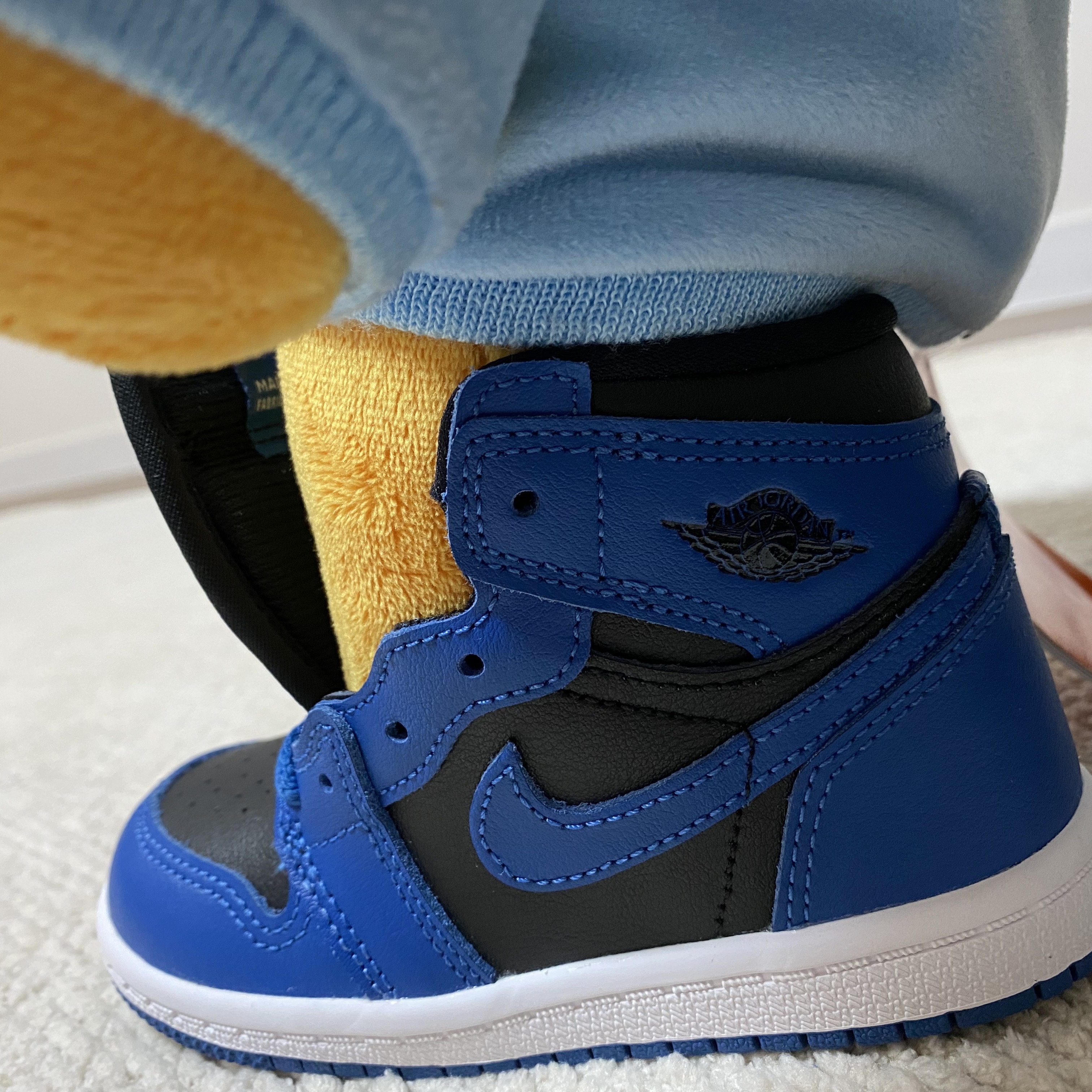 (TD) Jordan 1 Retro High OG Dark Marina Blue 착용 스타일 - 1