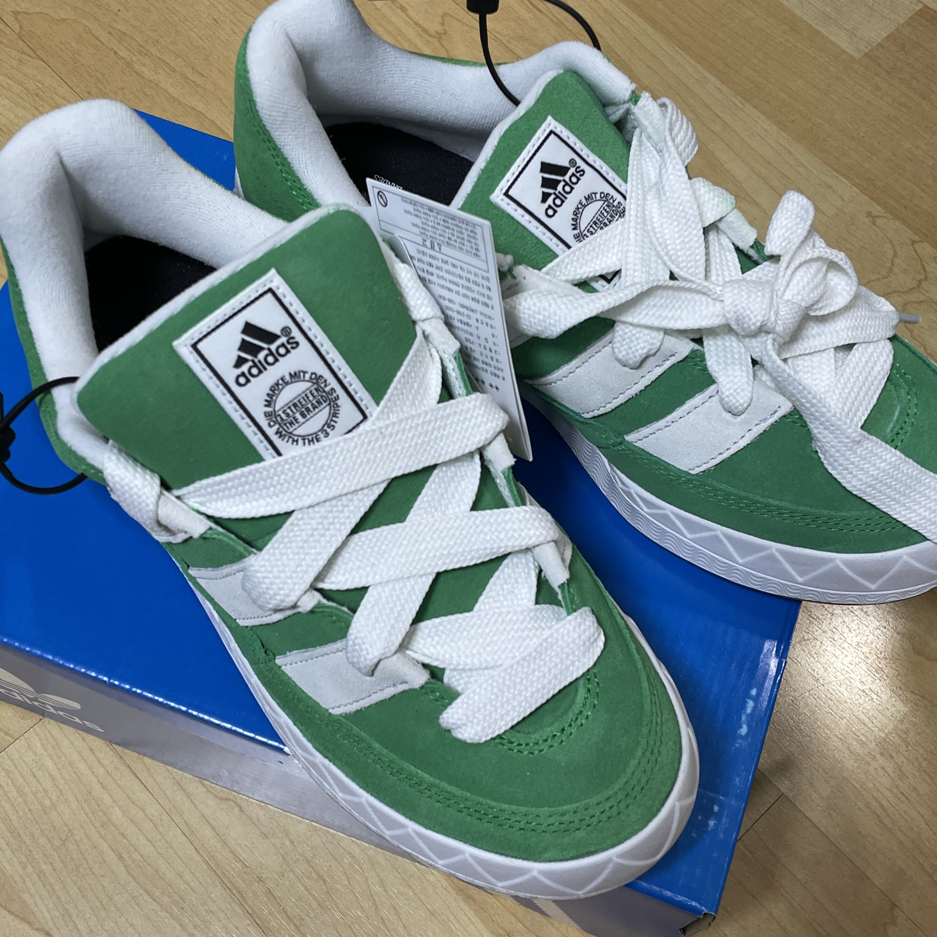 Adidas Adimatic Green 착용 스타일 - 1