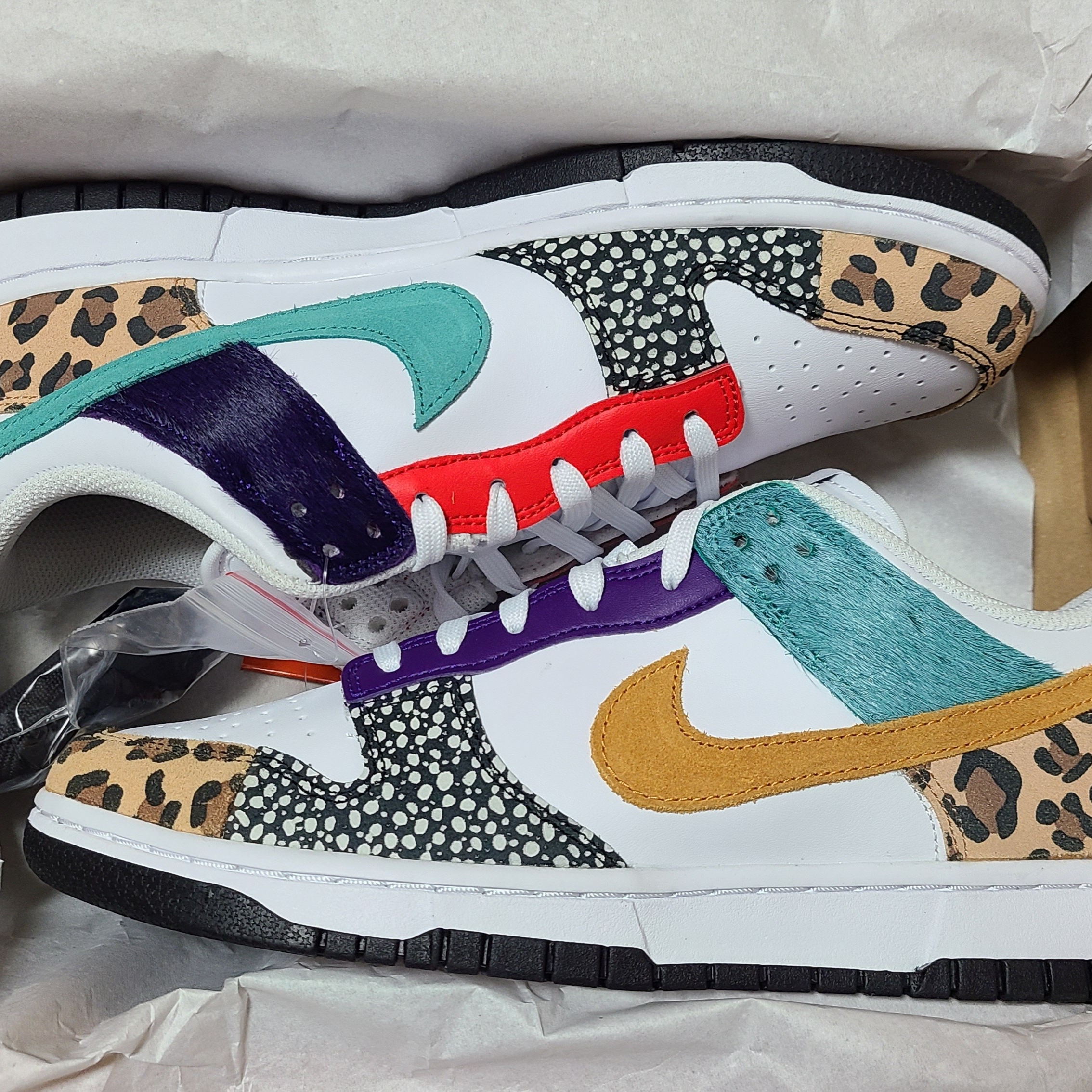 (W) Nike Dunk Low SE Patchwork 착용 스타일