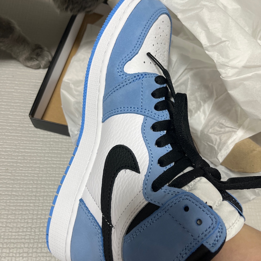 (GS) Jordan 1 Retro High OG University Blue 착용 스타일