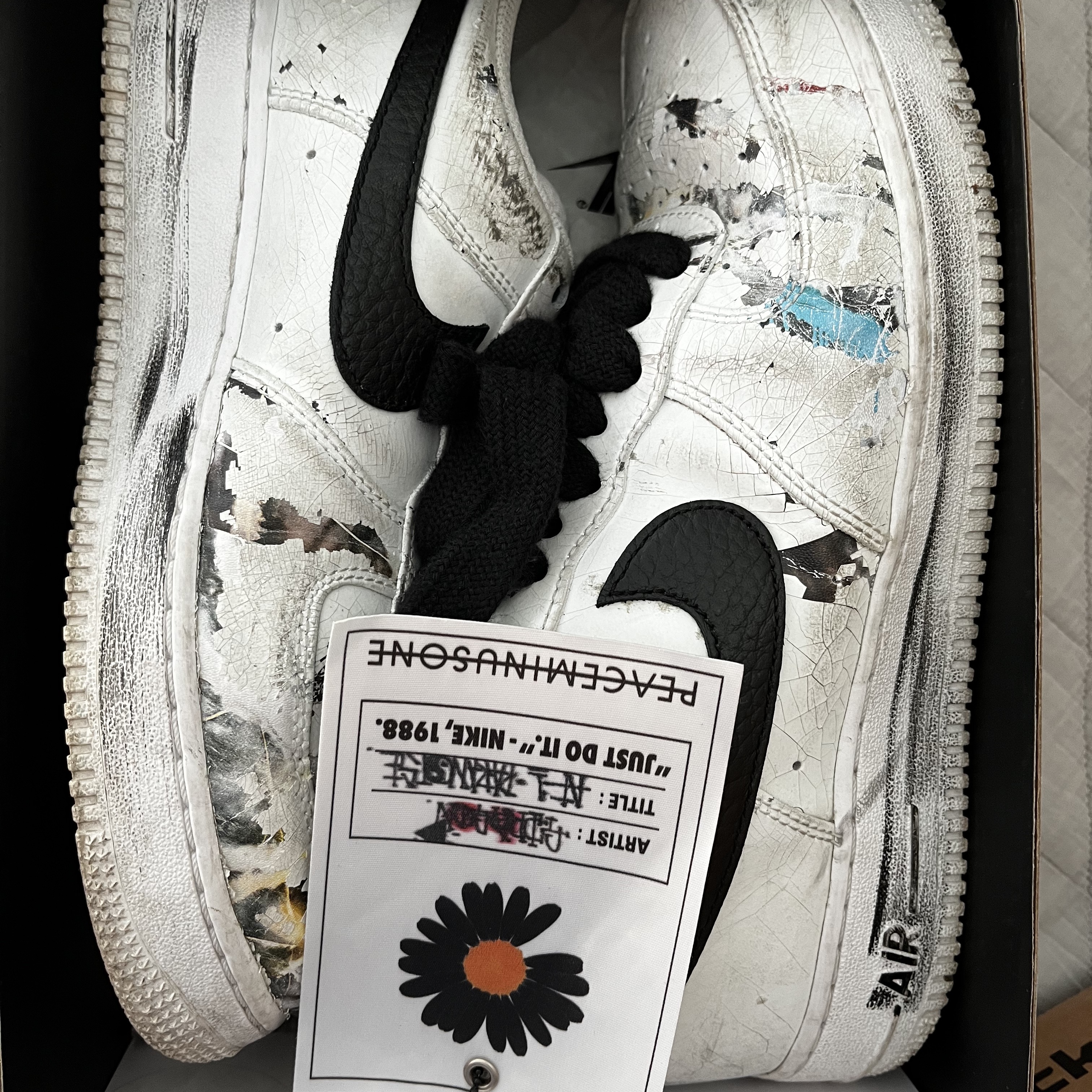 Nike x Peaceminusone Air Force 1 Low Para-Noise 2.0 착용 스타일