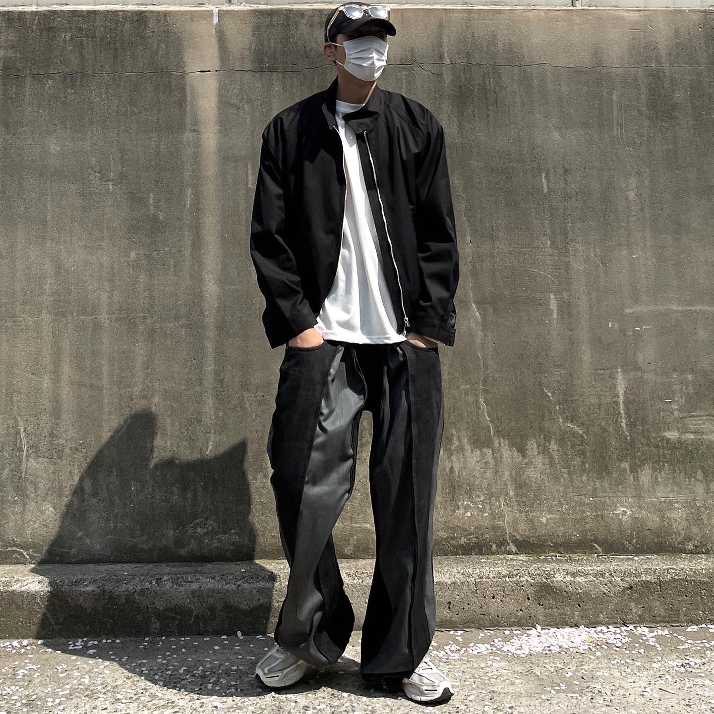 Nike x A-Cold-Wall Zoom Vomero 5 Sail 착용 스타일 - 3