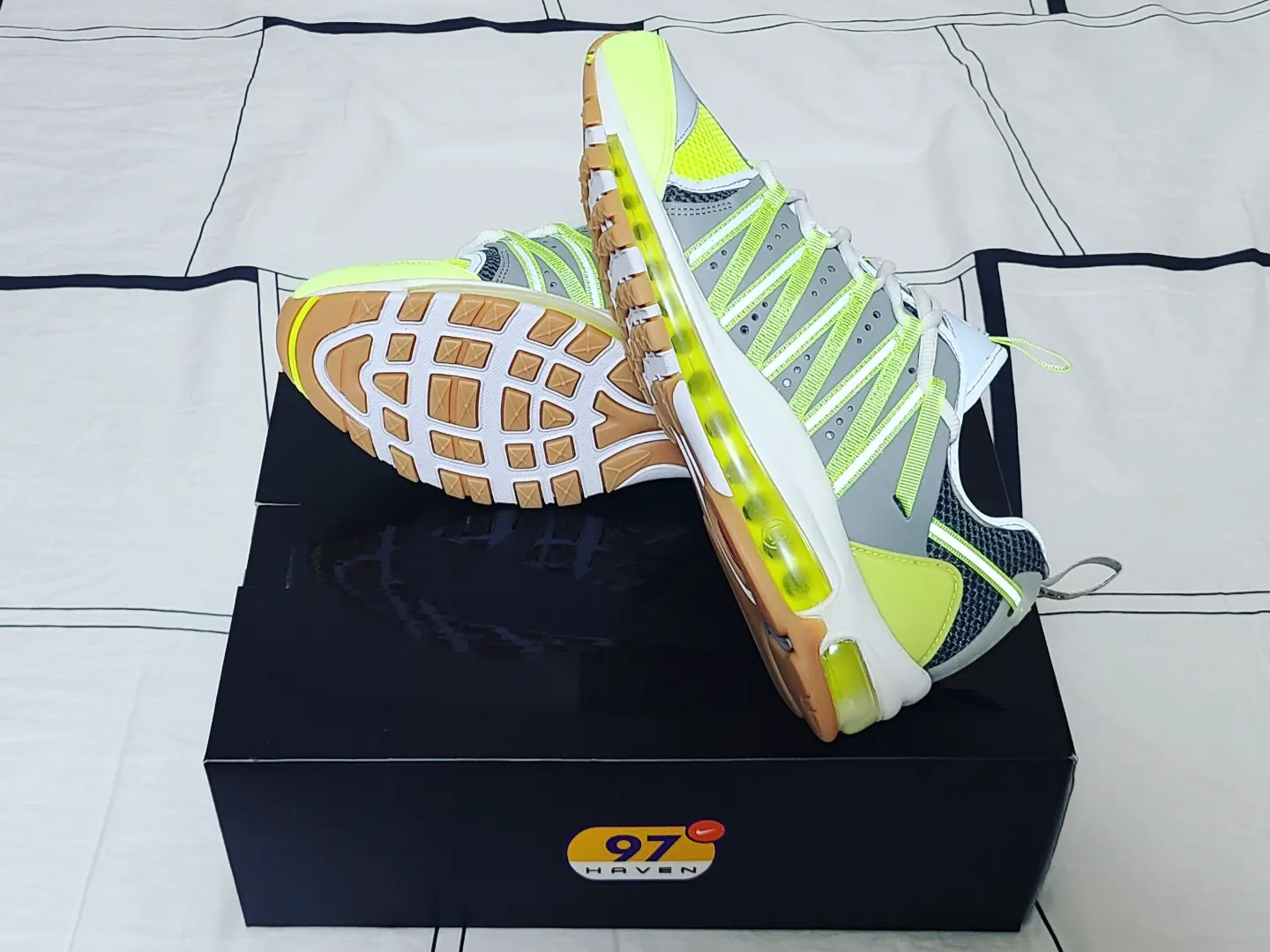 Nike x Clot Zoom Haven 97 Volt 착용 스타일 - 4