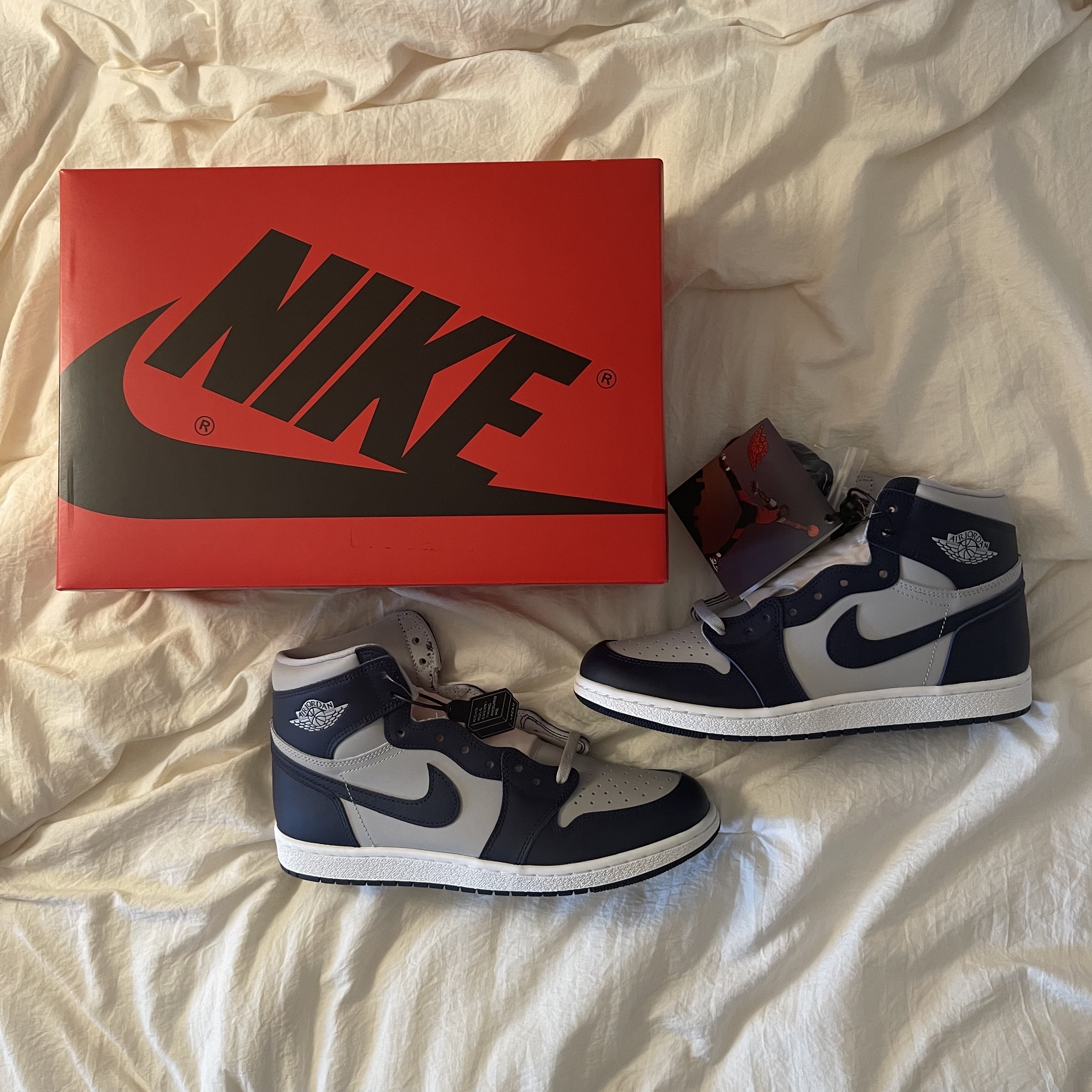 Jordan 1 High 85 College Navy 착용 스타일