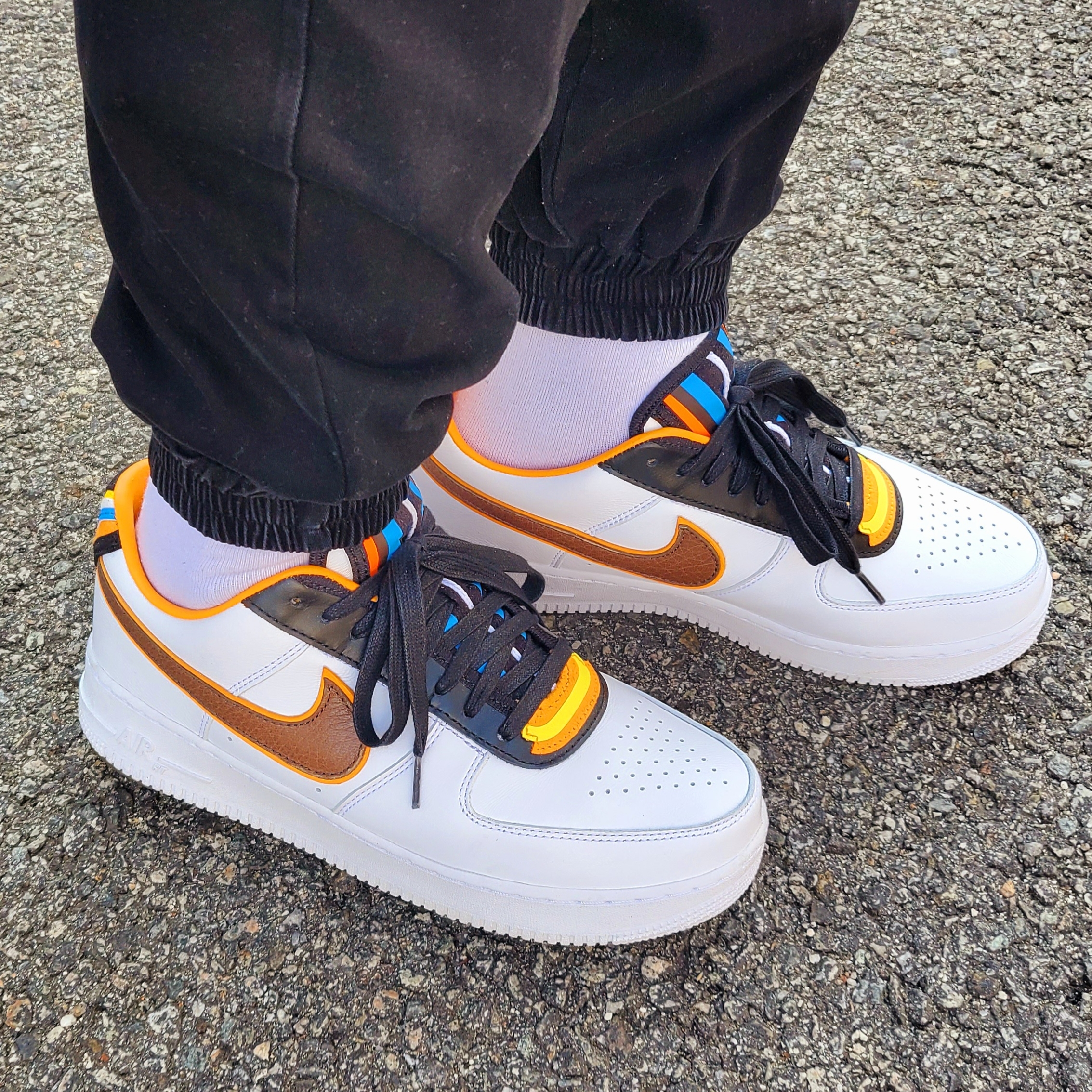 Nike x Riccardo Tisci Air Force 1 White 착용 스타일 - 1