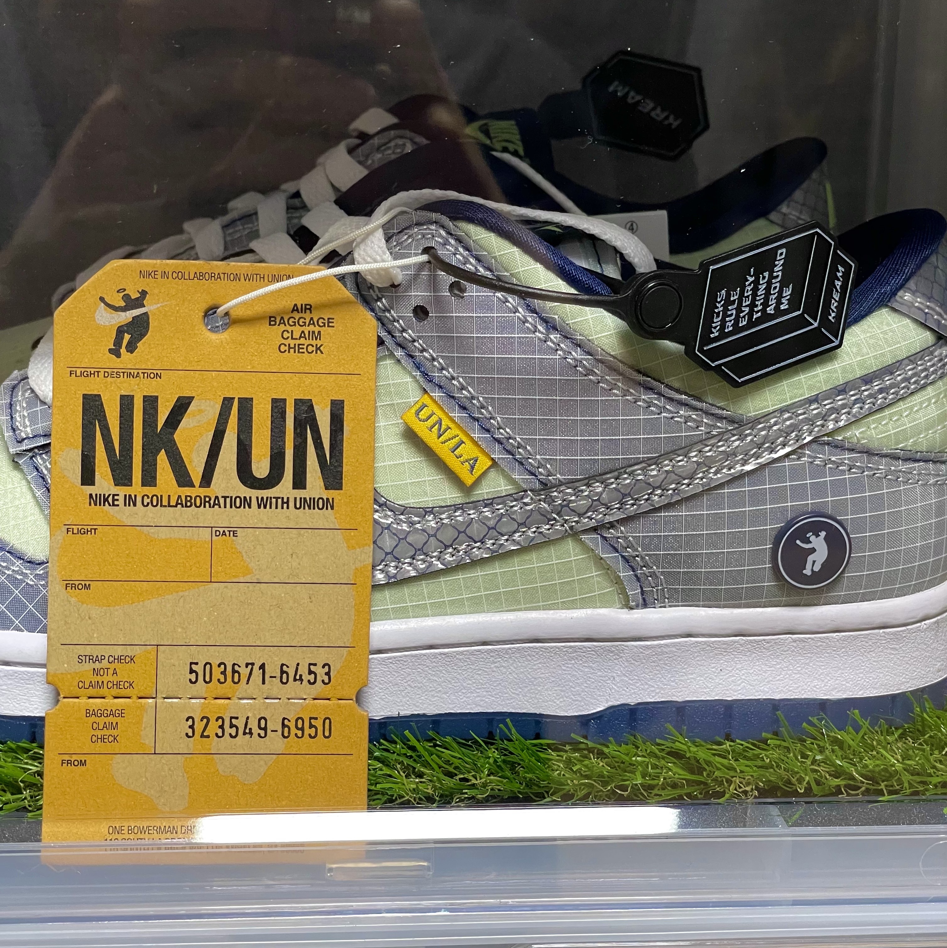 Nike x Union Dunk Low Passport Pack Pistachio 착용 스타일 - 2