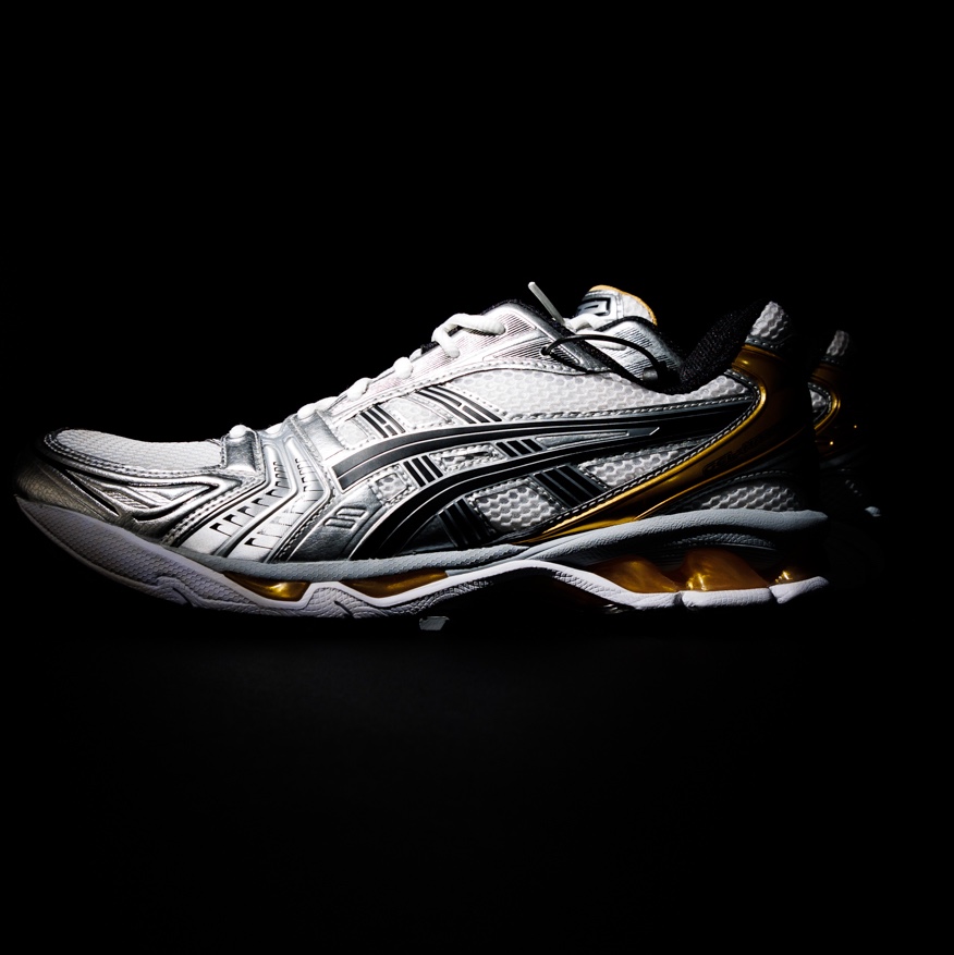 Asics Gel-Kayano 14 White Gold 착용 스타일
