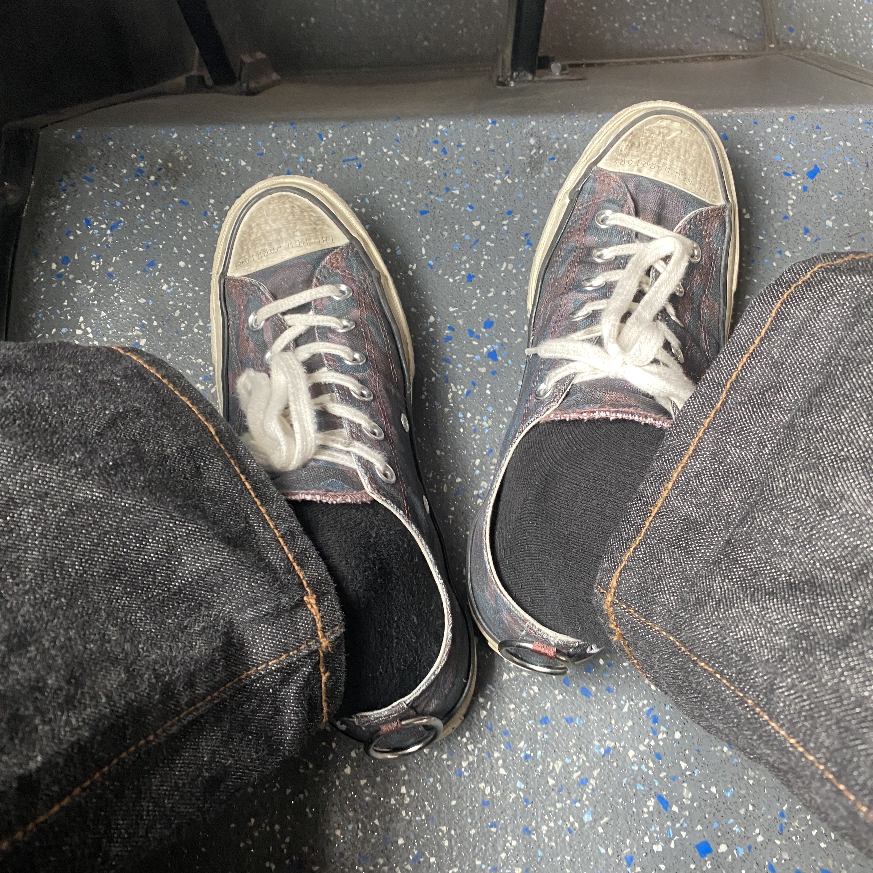 Converse x Undercover Chuck 70 Ox New Warriors Camo 착용 스타일