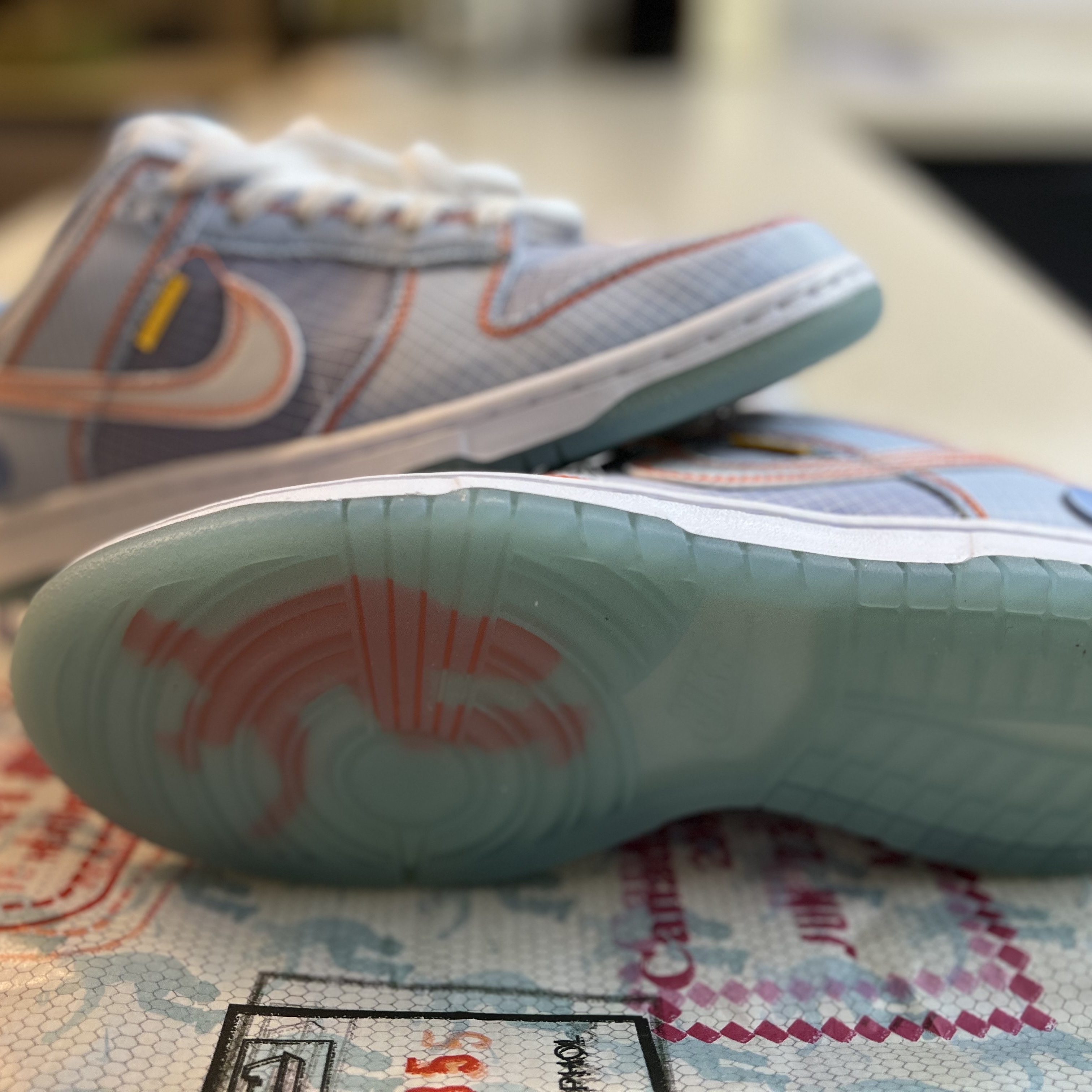 Nike x Union Dunk Low Passport Pack Argon 착용 스타일 - 2