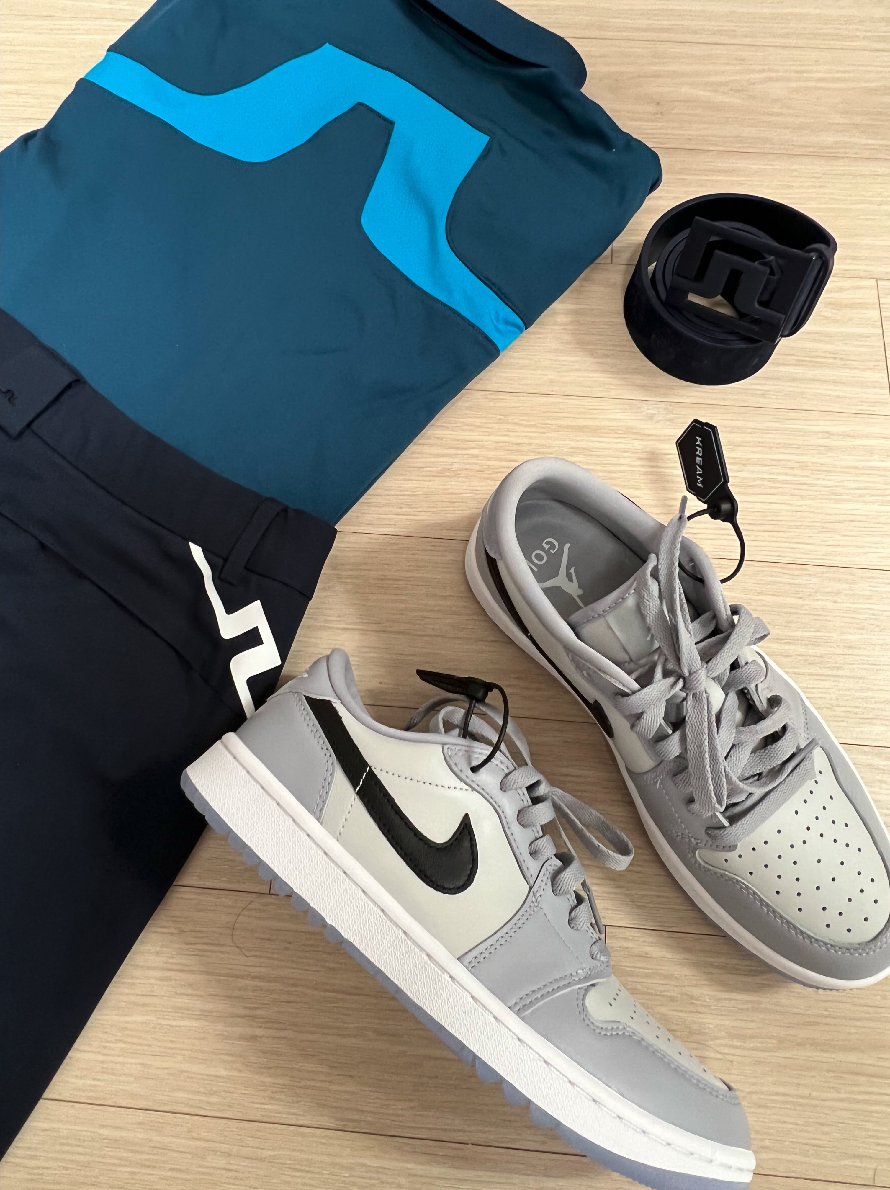 Jordan 1 Low Golf Wolf Grey 착용 스타일