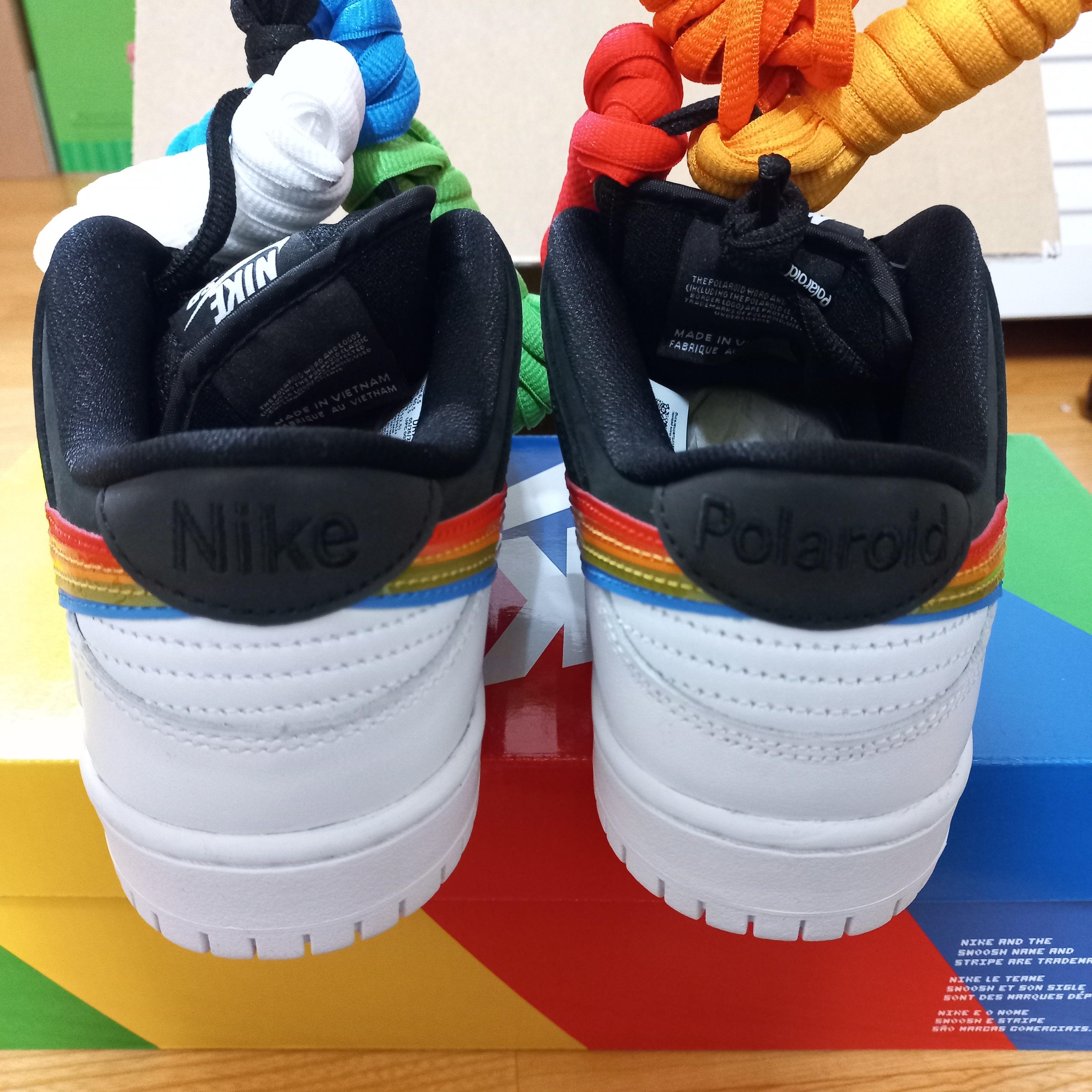 Nike x Polaroid SB Dunk Low Pro QS Black 착용 스타일 - 3