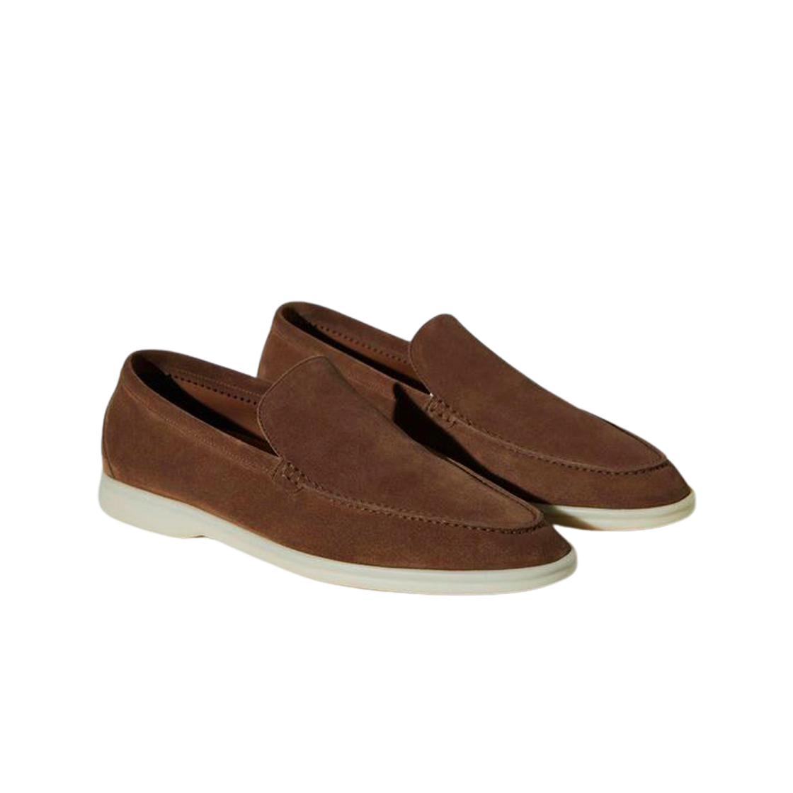 로로 피아나 썸머 워크 스웨이드 카프스킨 캐롭(Loro Piana Summer Walk Suede Calfskin Carob) - 2