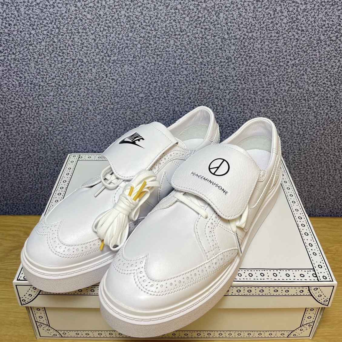 Nike x Peaceminusone Kwondo1 White 착용 스타일