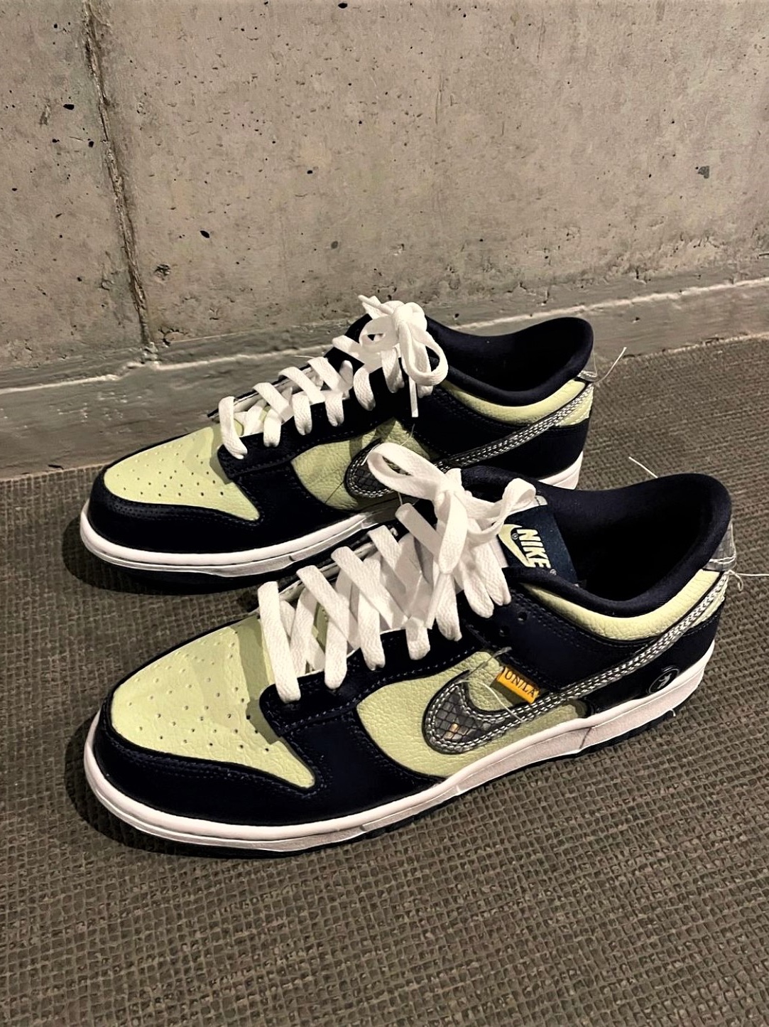 Nike x Union Dunk Low Passport Pack Pistachio 착용 스타일