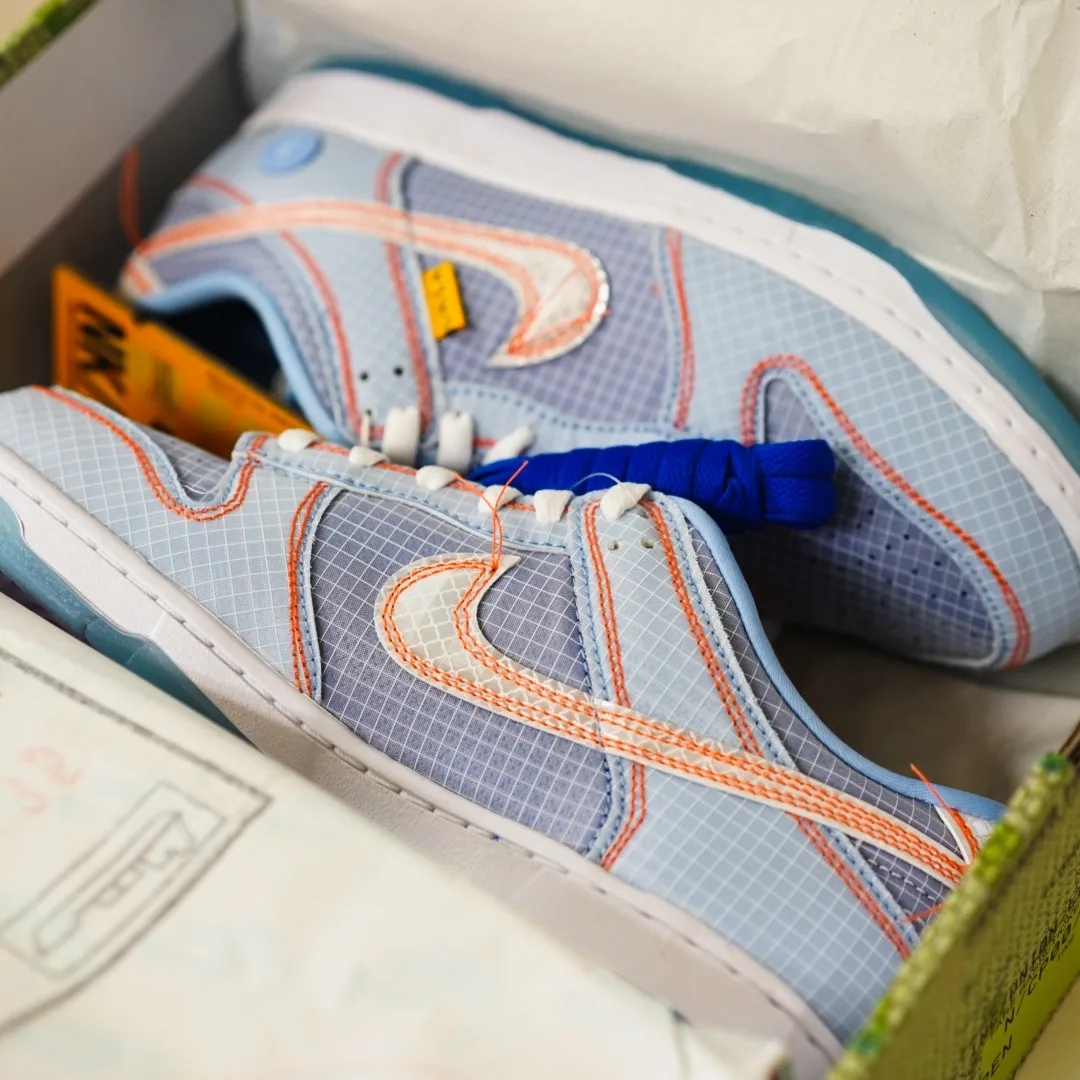 Nike x Union Dunk Low Passport Pack Argon 착용 스타일 - 2