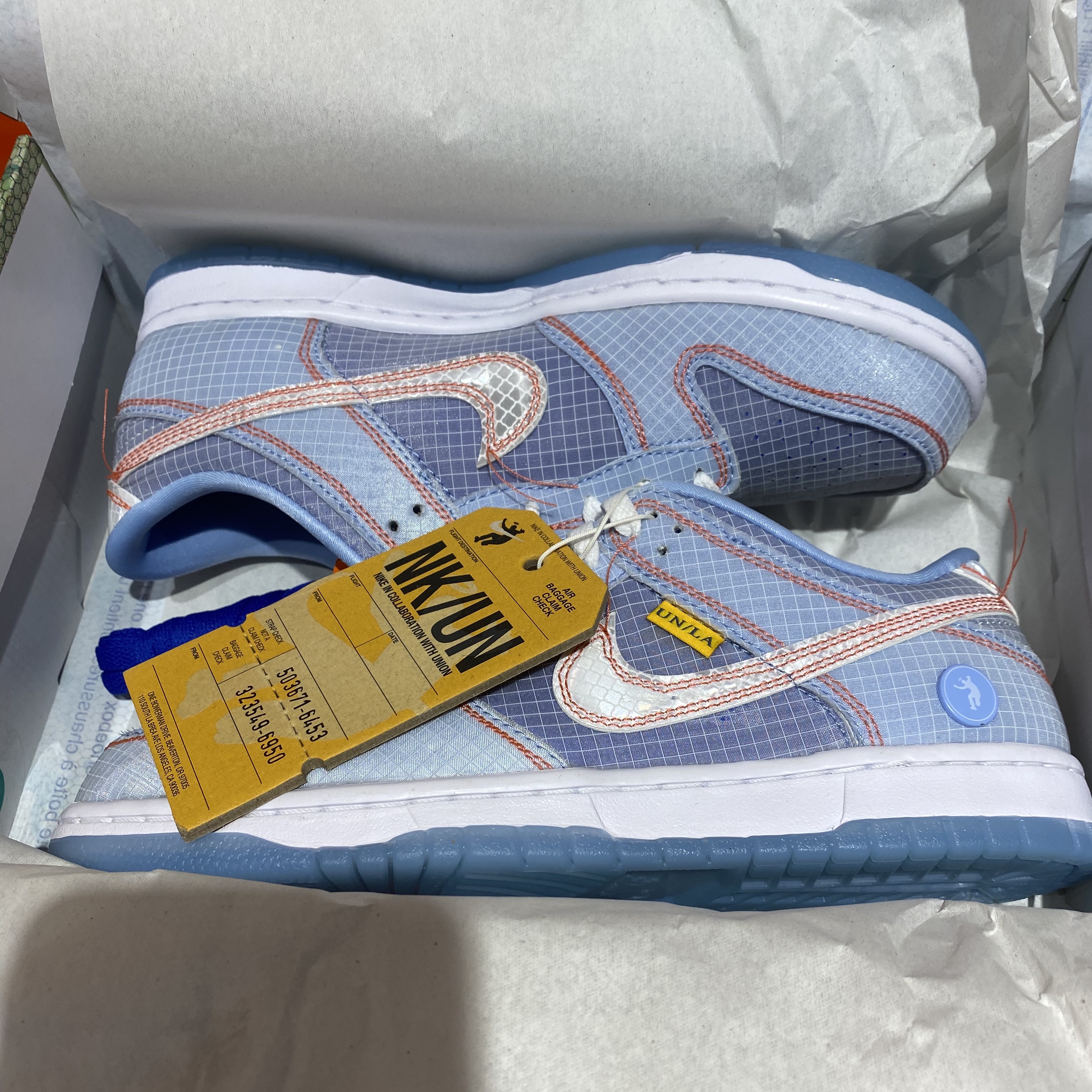 Nike x Union Dunk Low Passport Pack Argon 착용 스타일