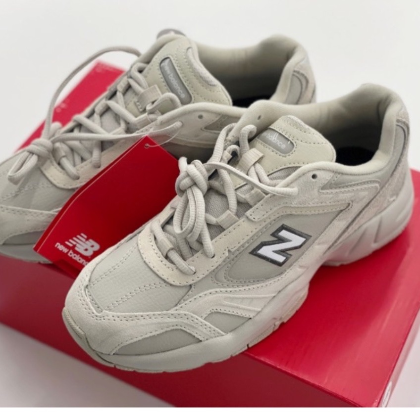 (W) New Balance 452 Beige - D Wide 착용 스타일