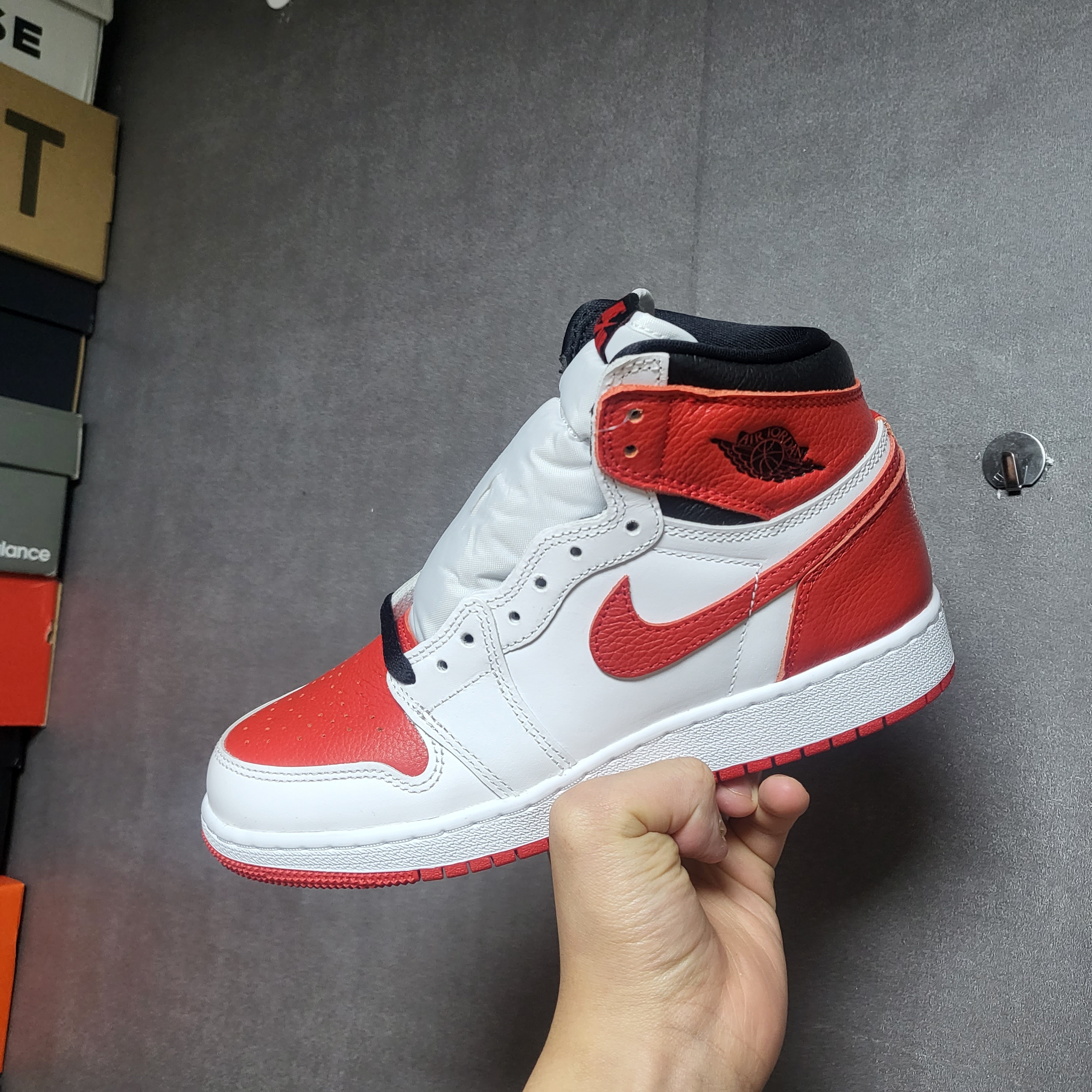 (GS) Jordan 1 Retro High OG Heritage 착용 스타일