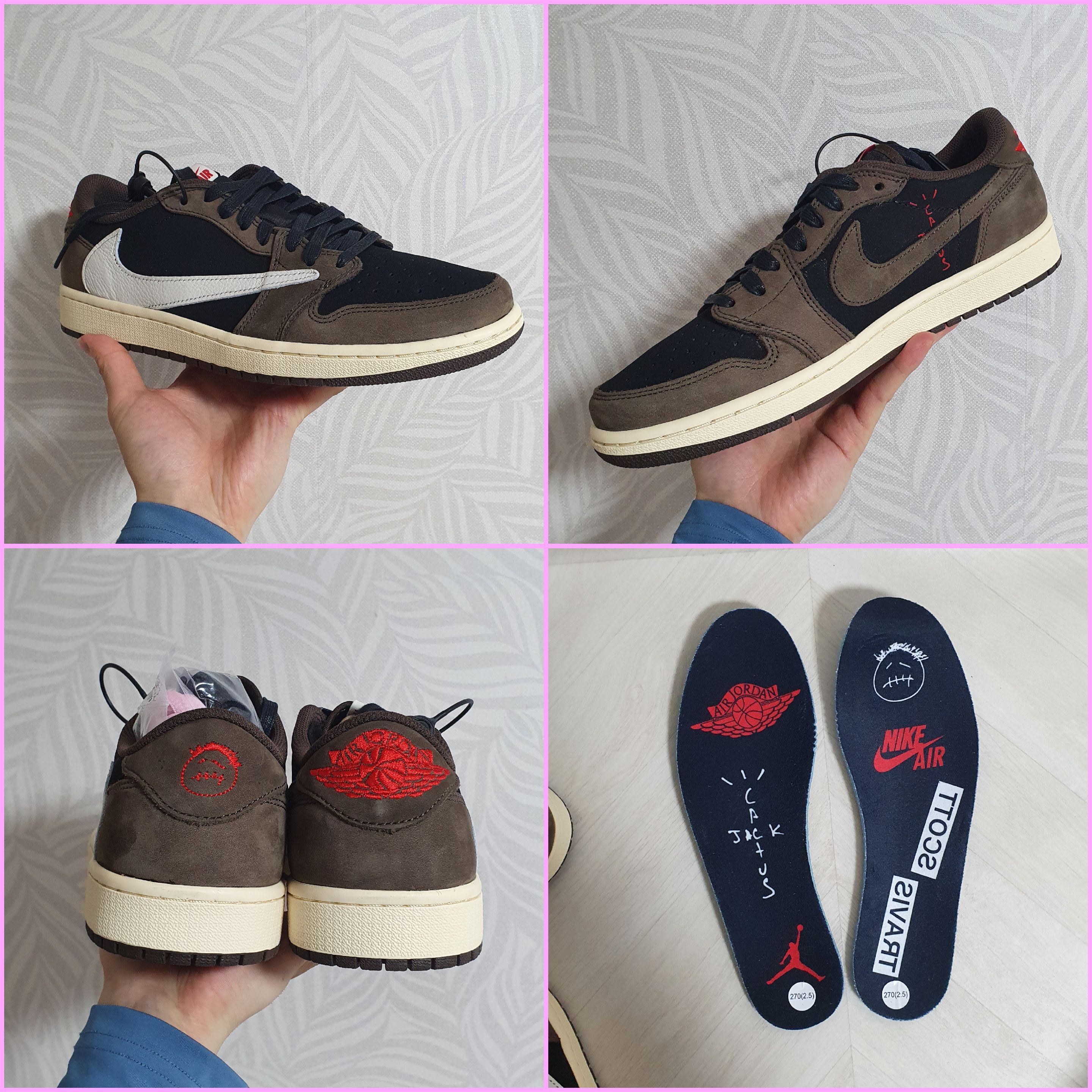 Jordan 1 x Travis Scott Retro Low OG SP Mocha 착용 스타일