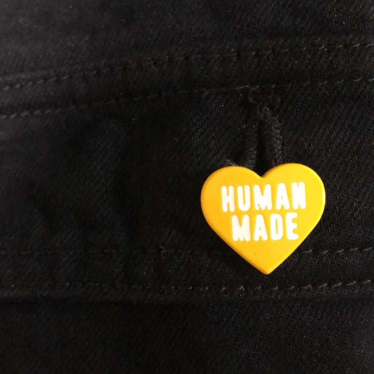 Human Made x A$AP Rocky Human Testing Denim Jacket Black 착용 스타일 - 2