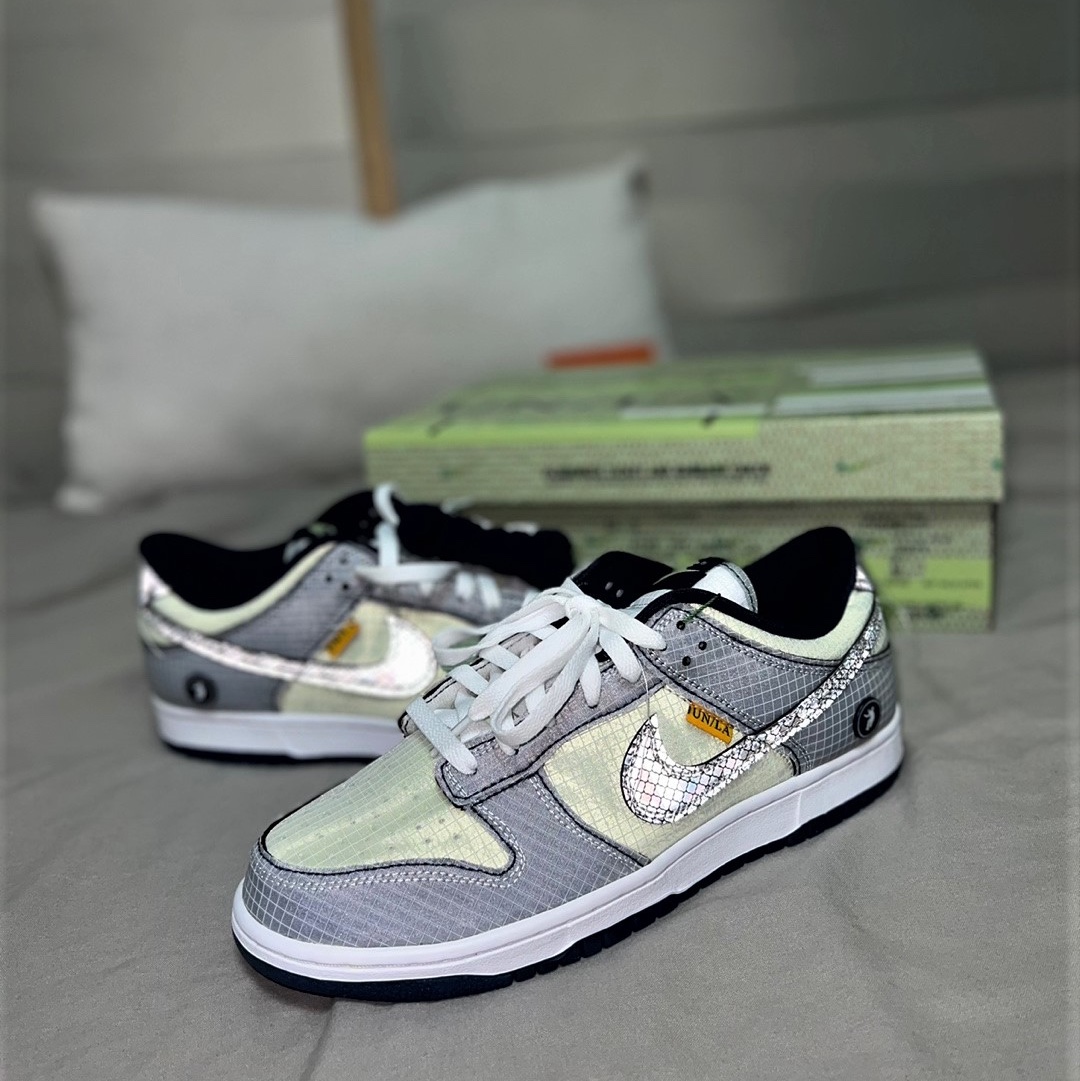 Nike x Union Dunk Low Passport Pack Pistachio 착용 스타일 - 2