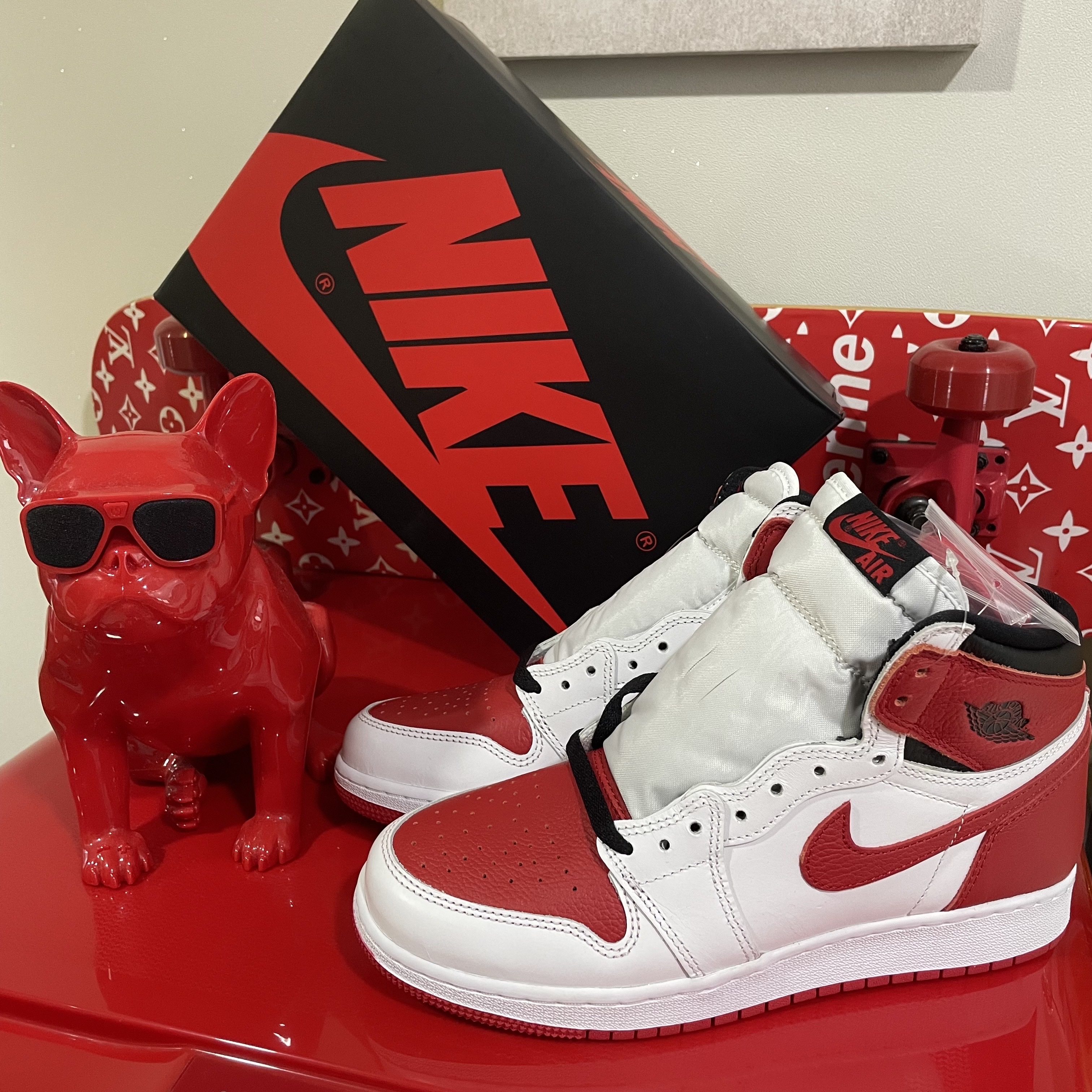 (GS) Jordan 1 Retro High OG Heritage 착용 스타일 - 1