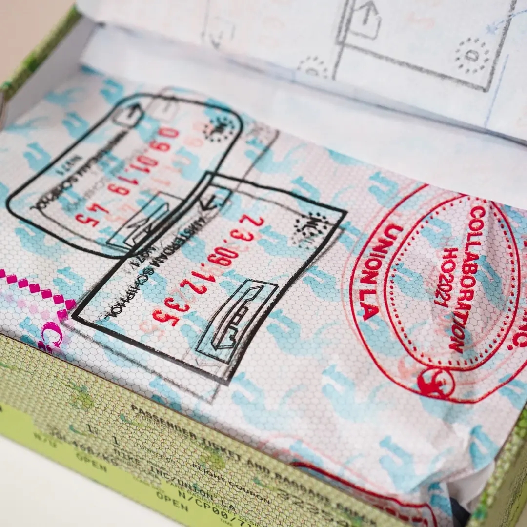 Nike x Union Dunk Low Passport Pack Argon 착용 스타일 - 3