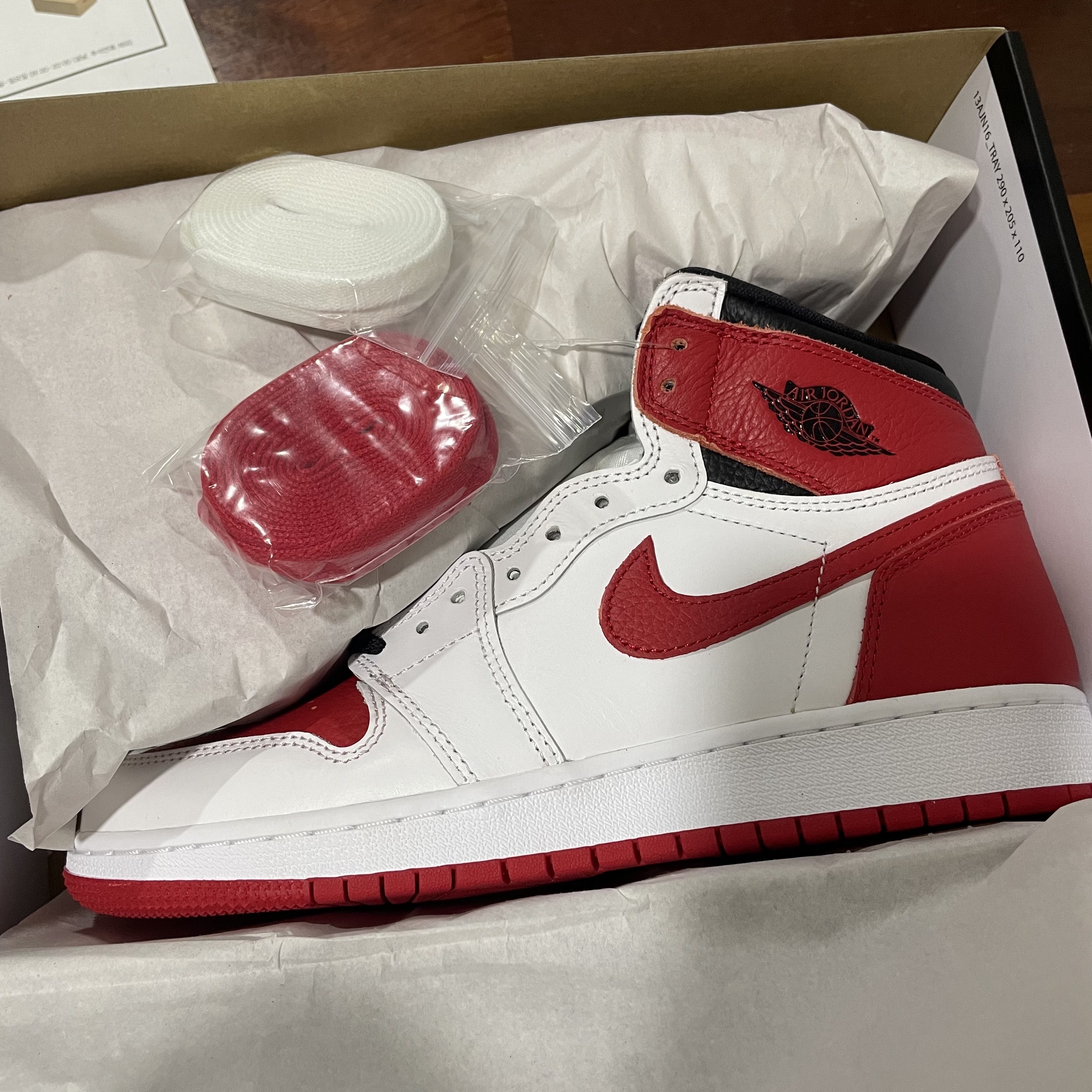 (GS) Jordan 1 Retro High OG Heritage 착용 스타일 - 2