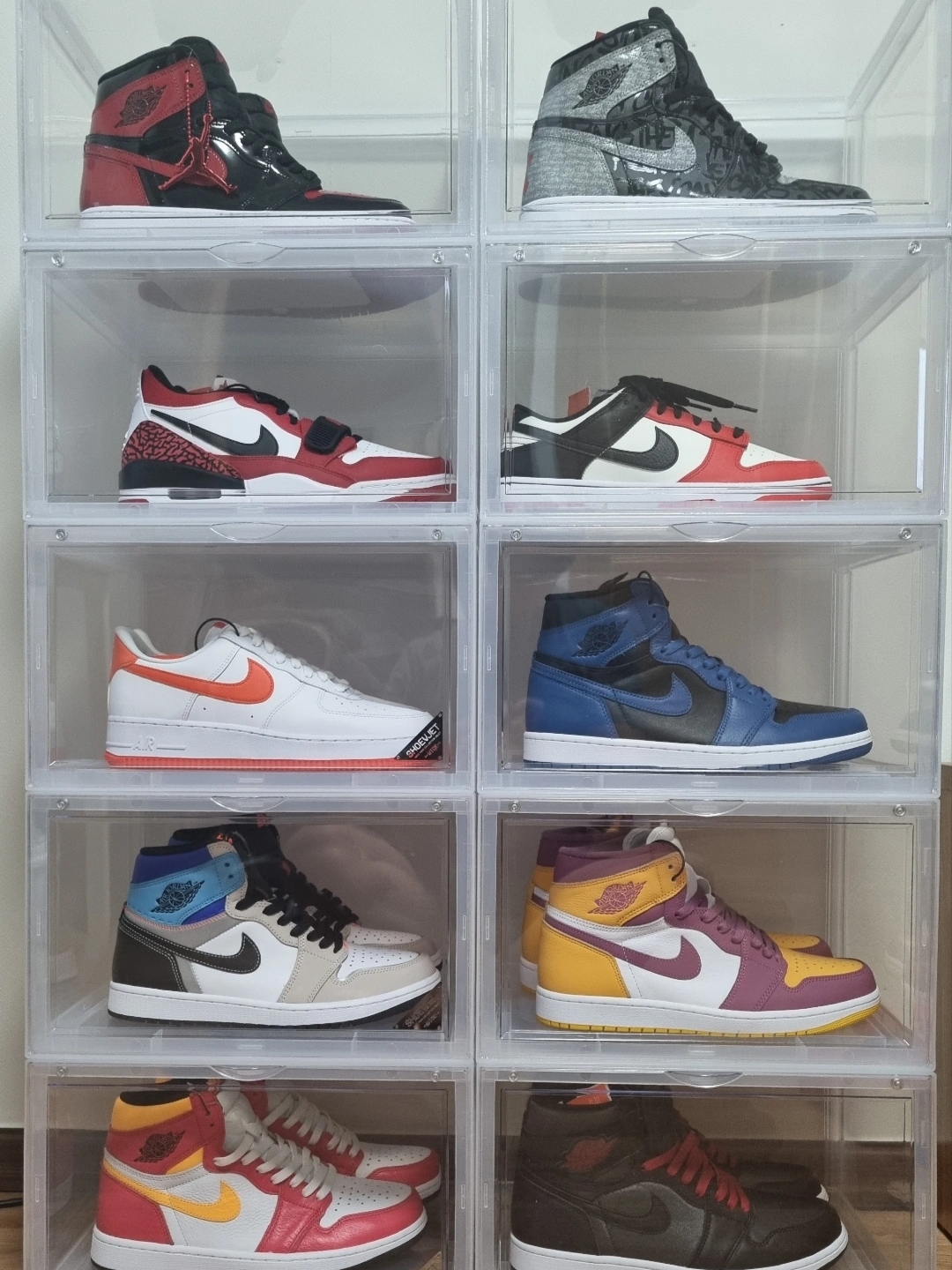 Jordan 1 Retro High OG Patent Bred, Jordan 1 Retro High OG Dark Marina Blue 착용 스타일