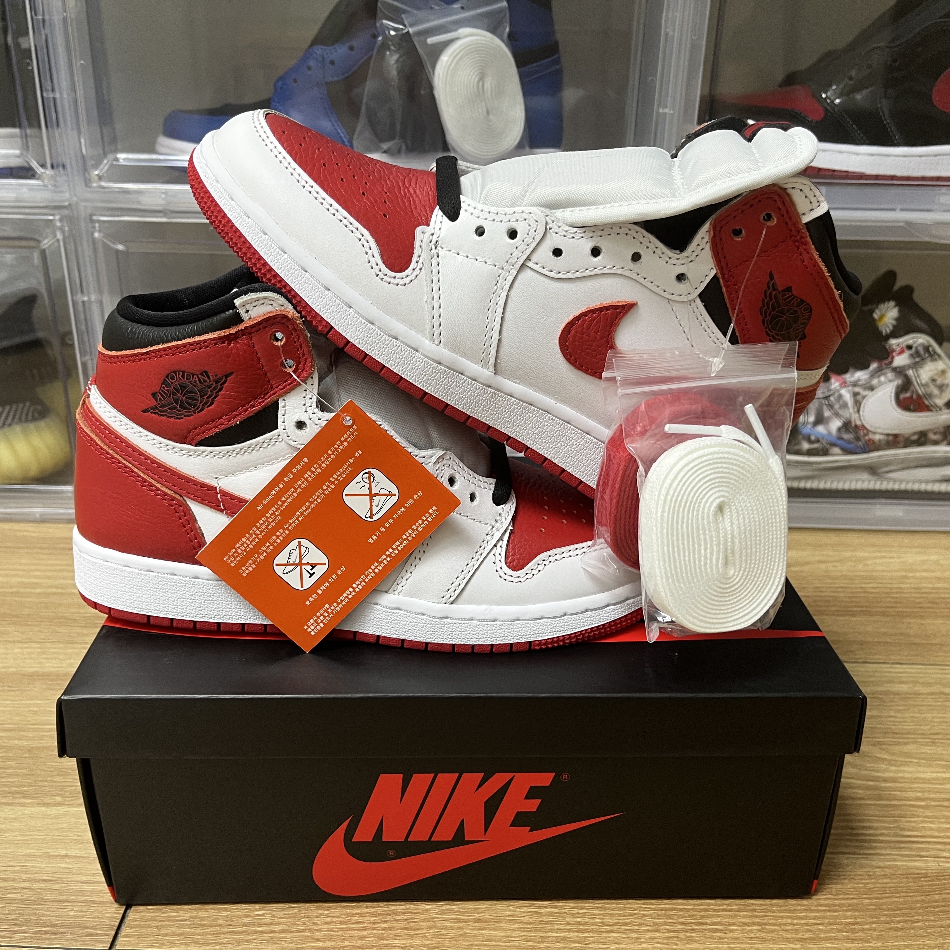 (GS) Jordan 1 Retro High OG Heritage 착용 스타일 - 1