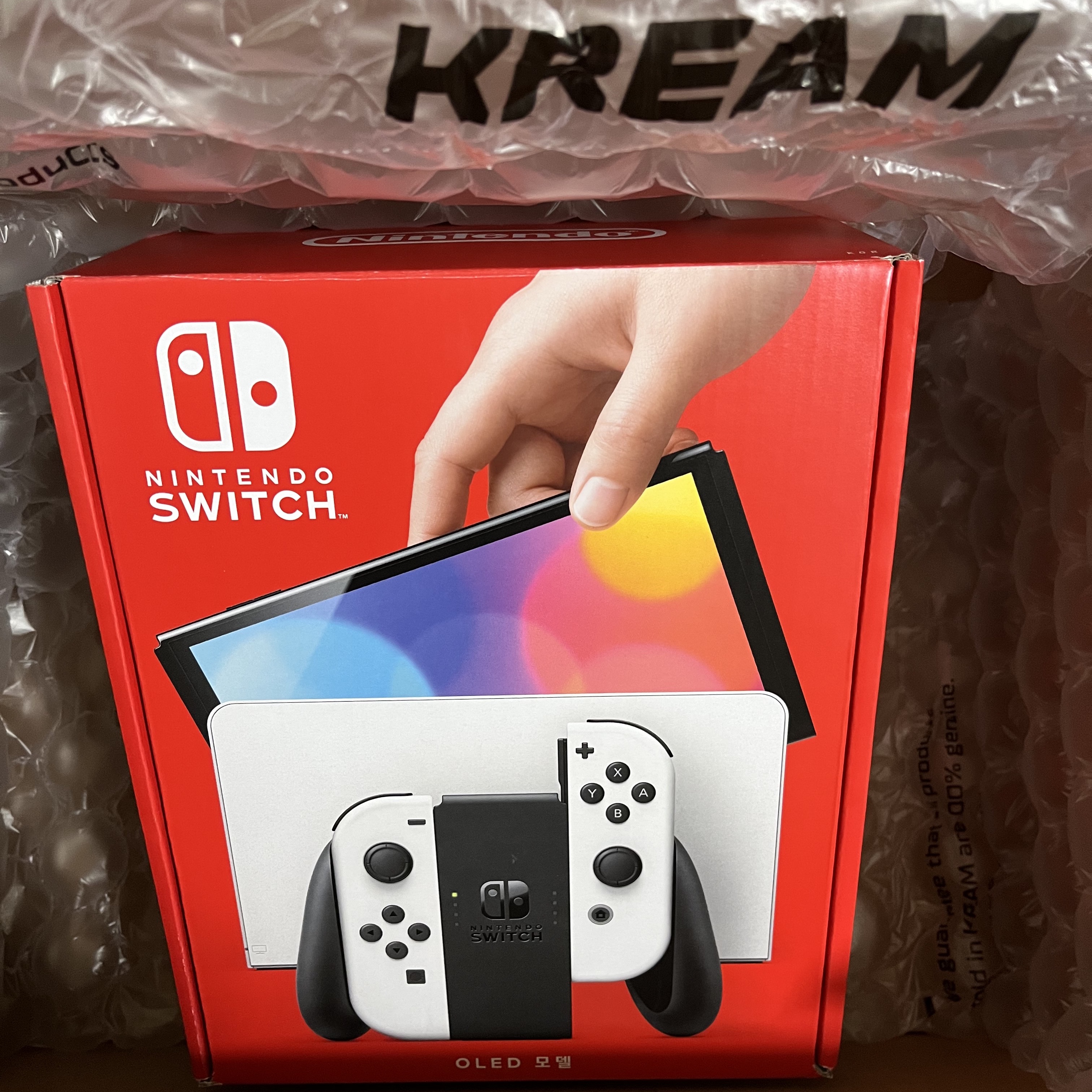 Nintendo Switch OLED White (Korean Ver.) 착용 스타일