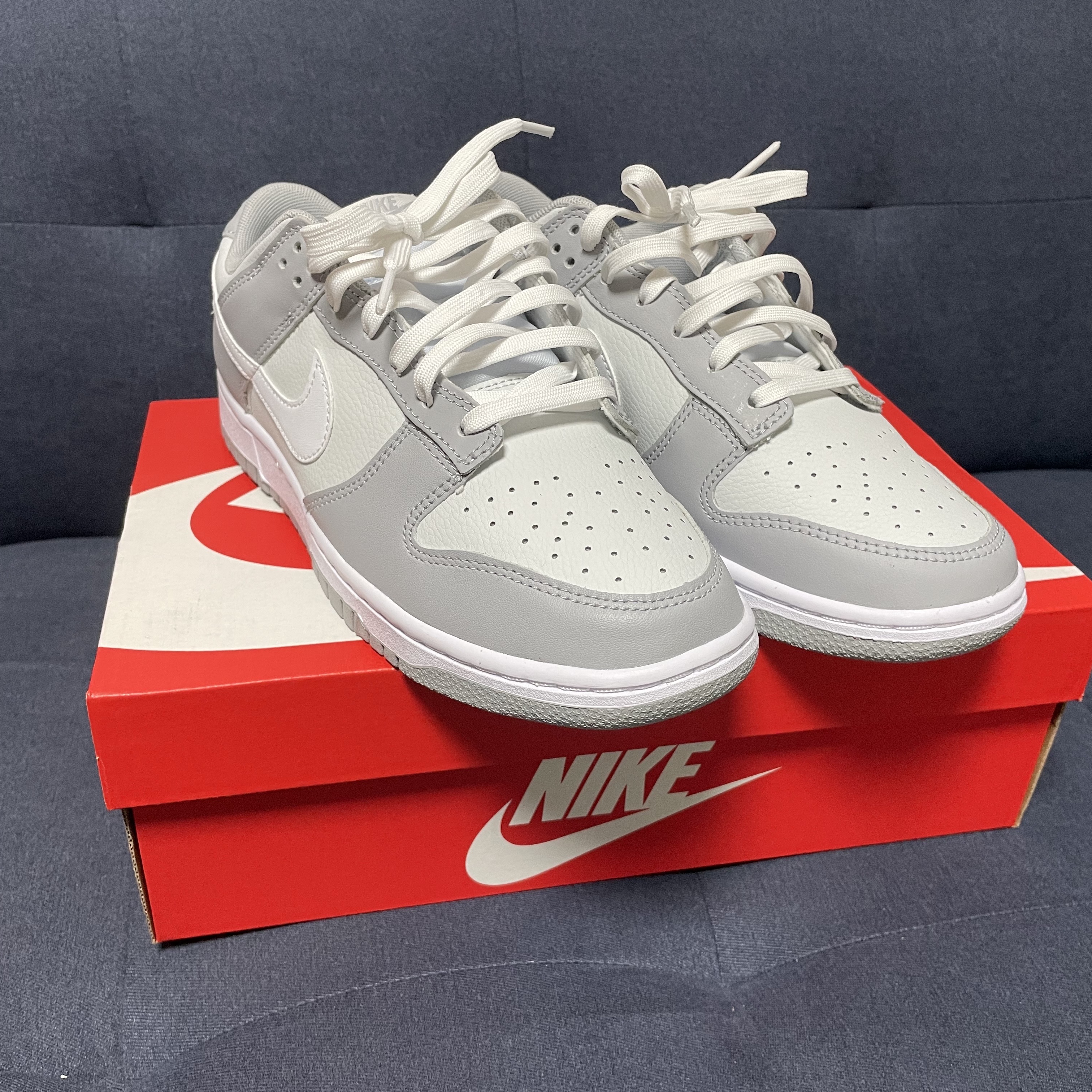 Nike Dunk Low Retro Wolf Grey 착용 스타일