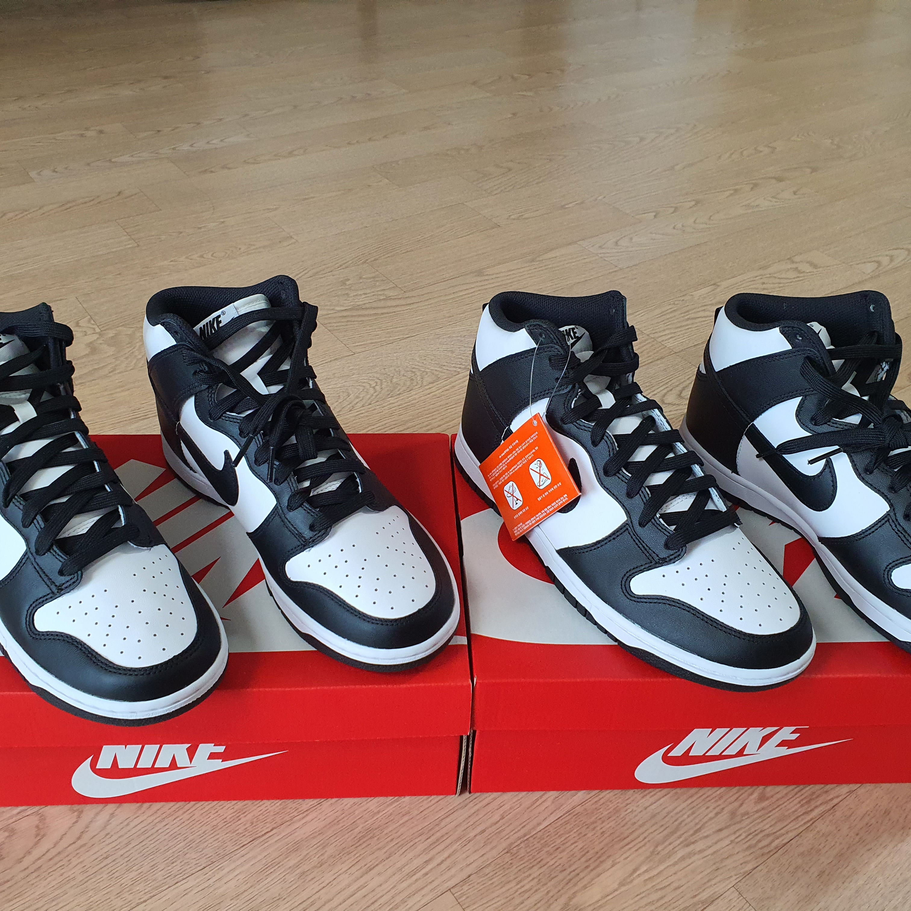 Nike Dunk High Retro Championship White 착용 스타일 - 2