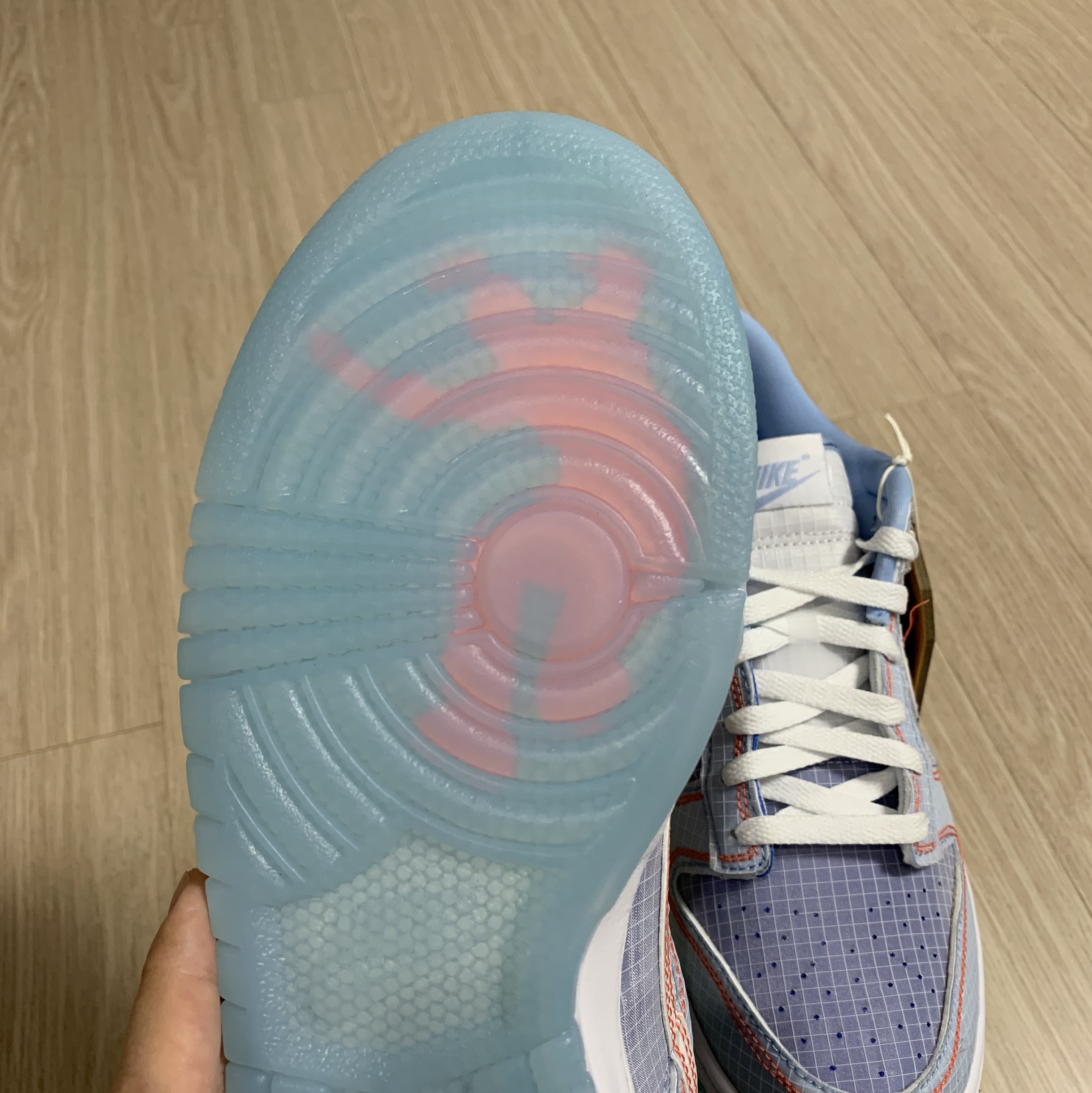 Nike x Union Dunk Low Passport Pack Argon 착용 스타일 - 5