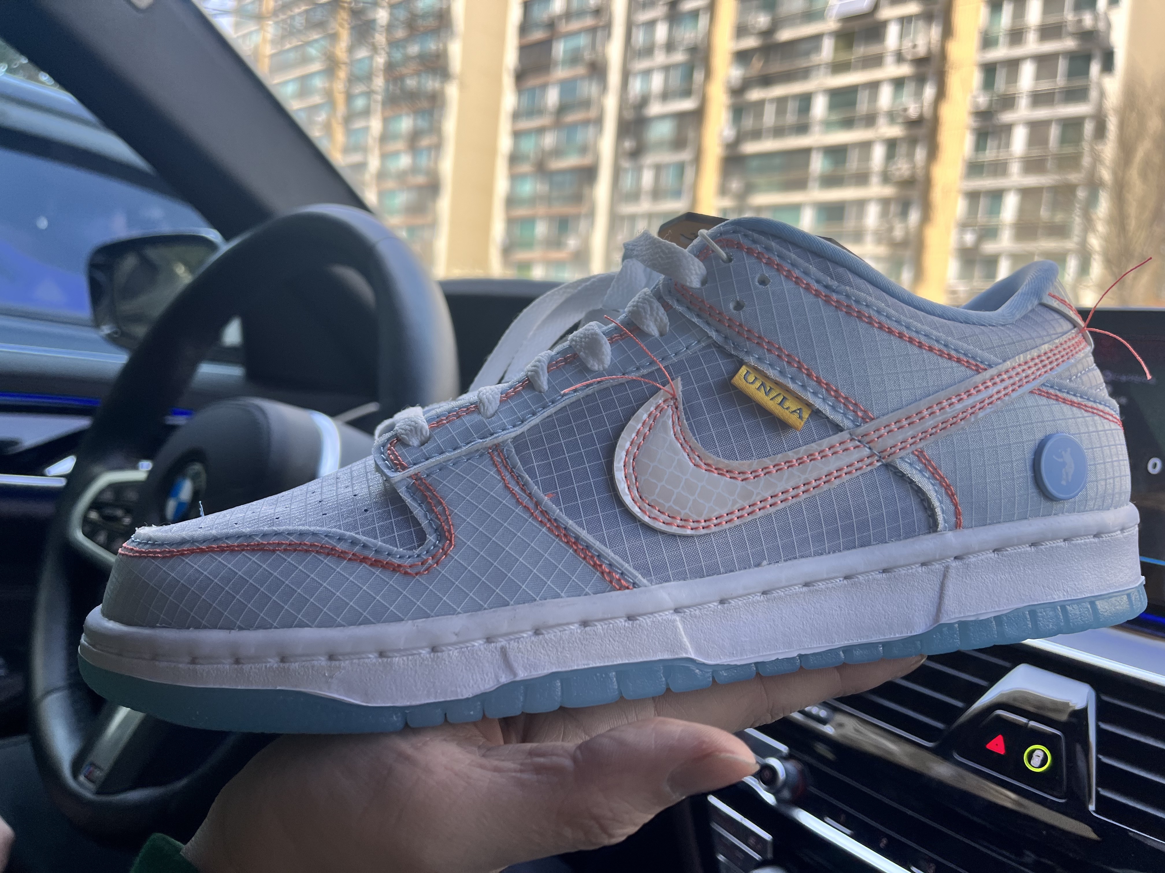Nike x Union Dunk Low Passport Pack Argon 착용 스타일