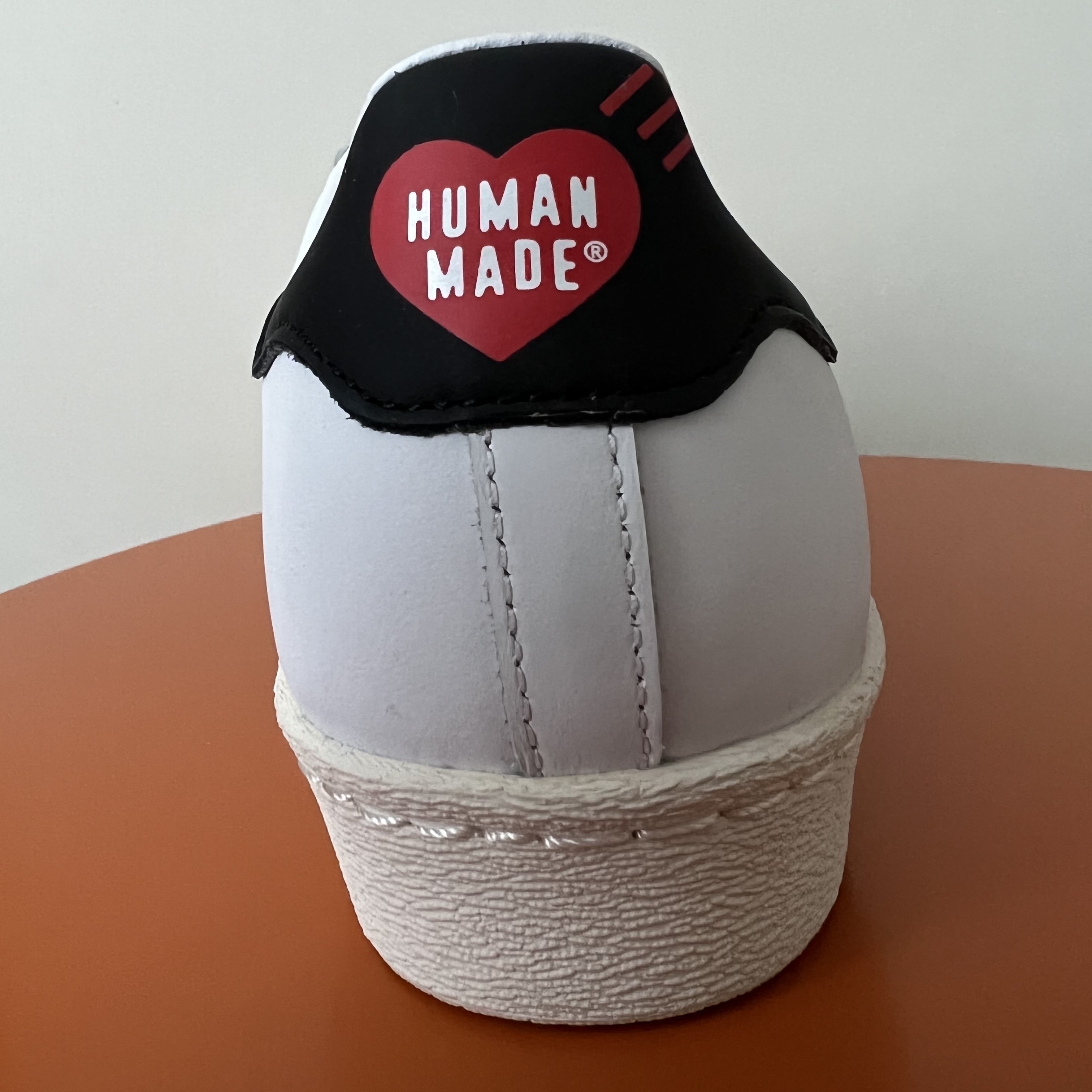 Adidas x Human Made Superstar White Black 착용 스타일