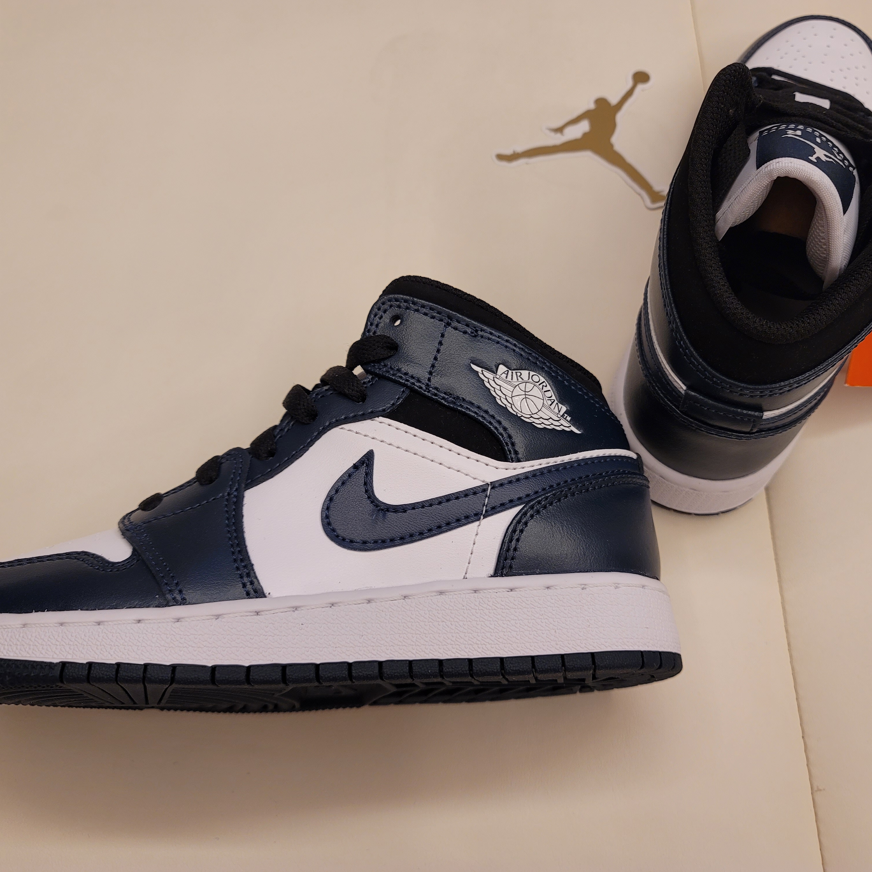 (GS) Jordan 1 Mid Dark Teal 착용 스타일 - 1