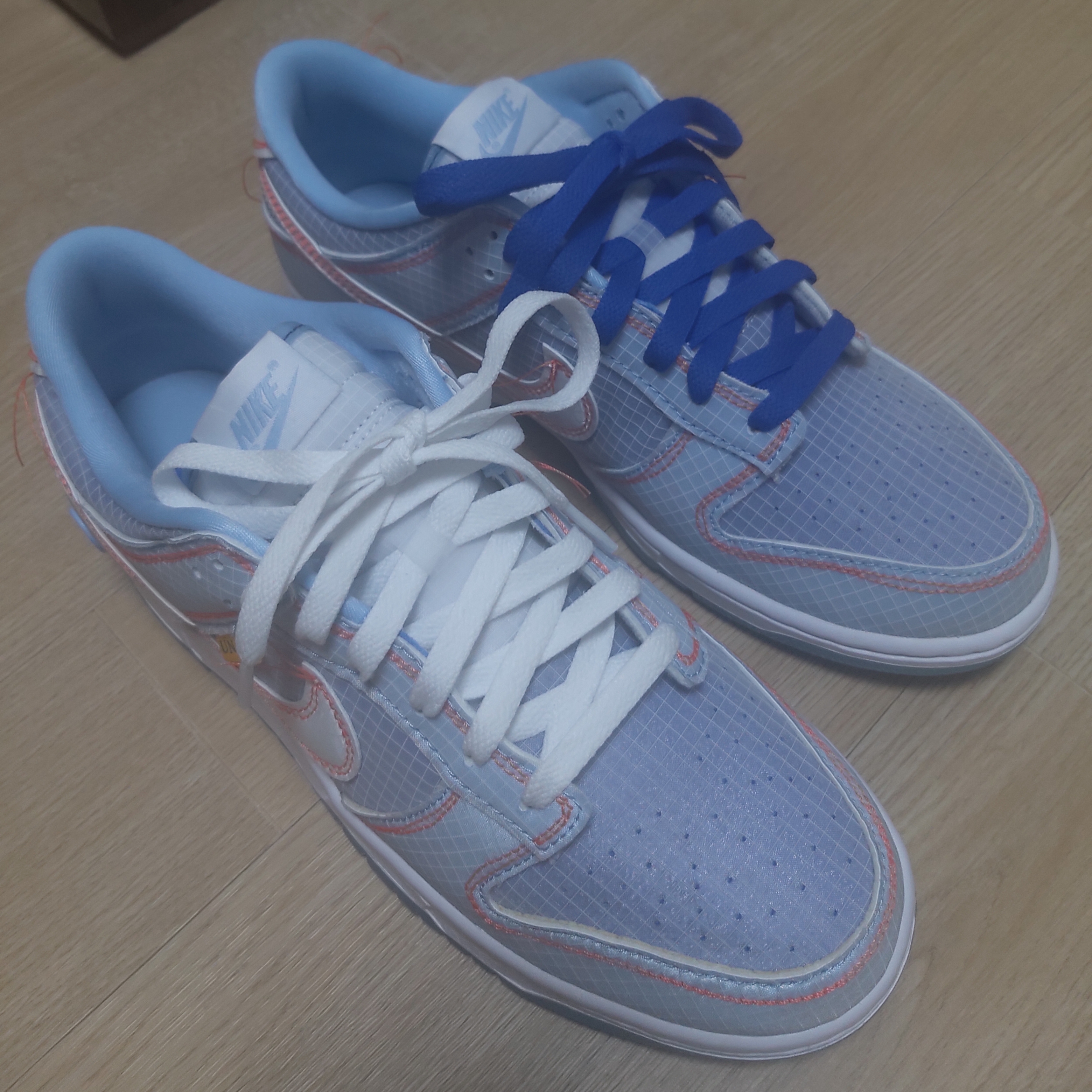 Nike x Union Dunk Low Passport Pack Argon 착용 스타일 - 2