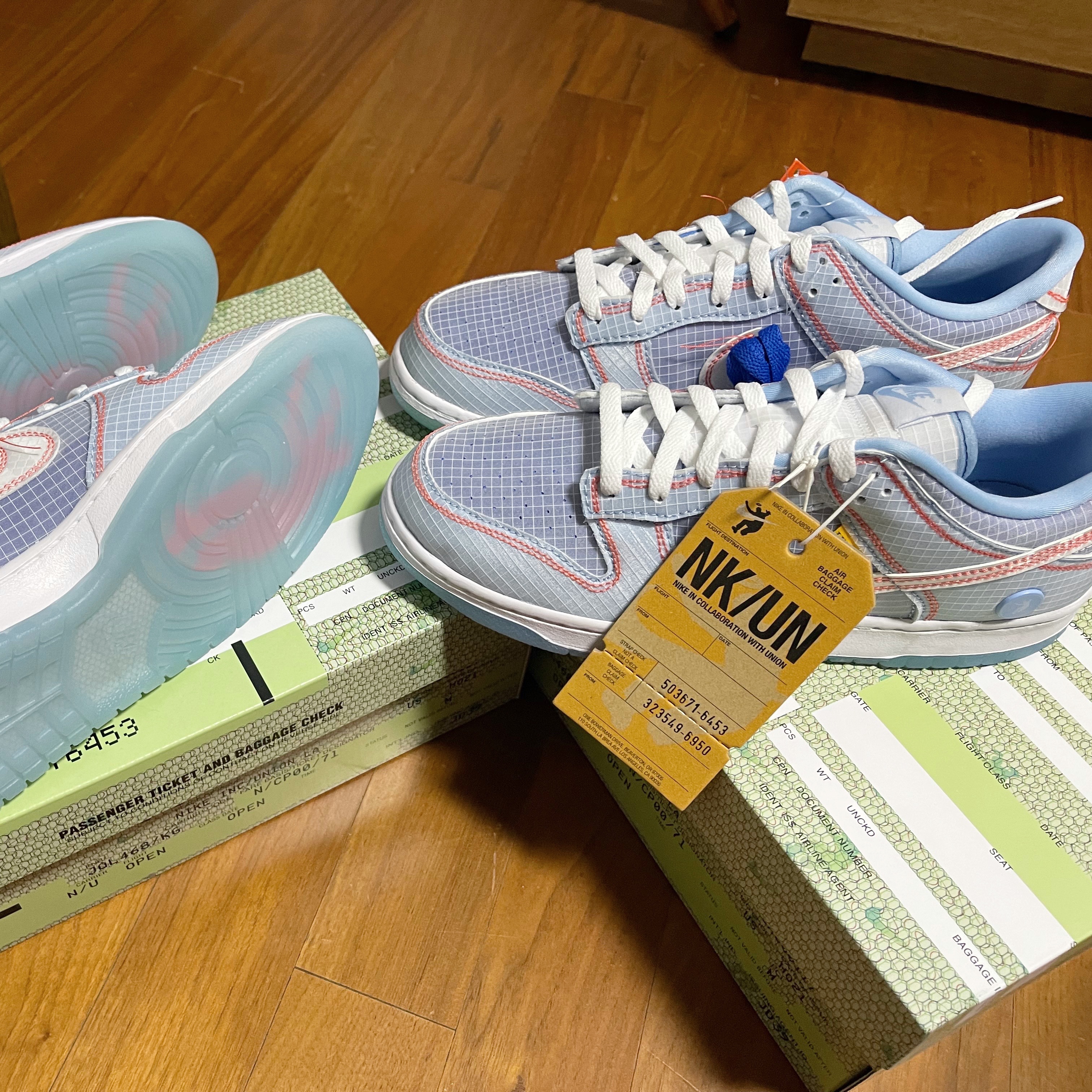 Nike x Union Dunk Low Passport Pack Argon 착용 스타일 - 3