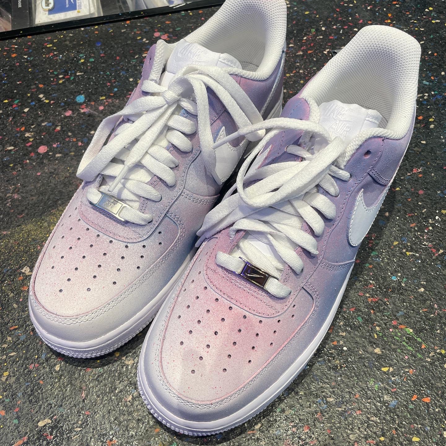 Nike Air Force 1 '07 Low White, Nike x Sacai x Fragment LDWaffle Blackened Blue 착용 스타일 - 4